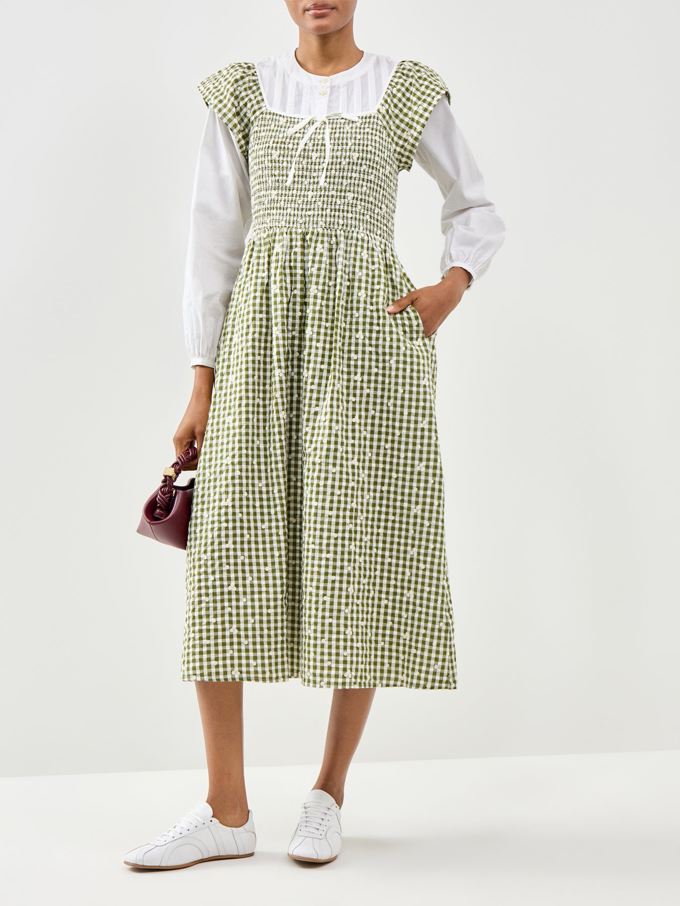 Mindy Midi Dress Green