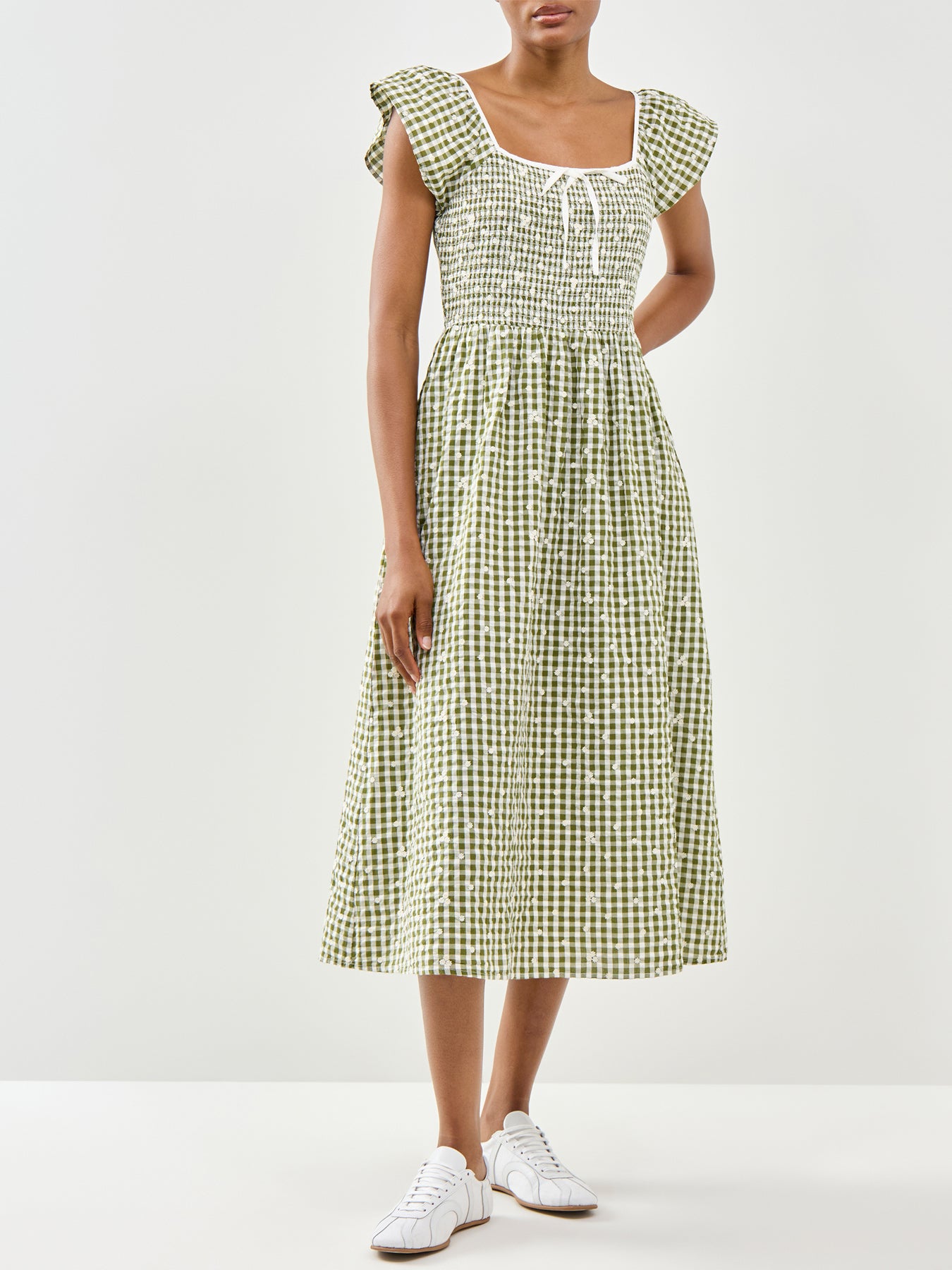 Mindy Midi Dress Green
