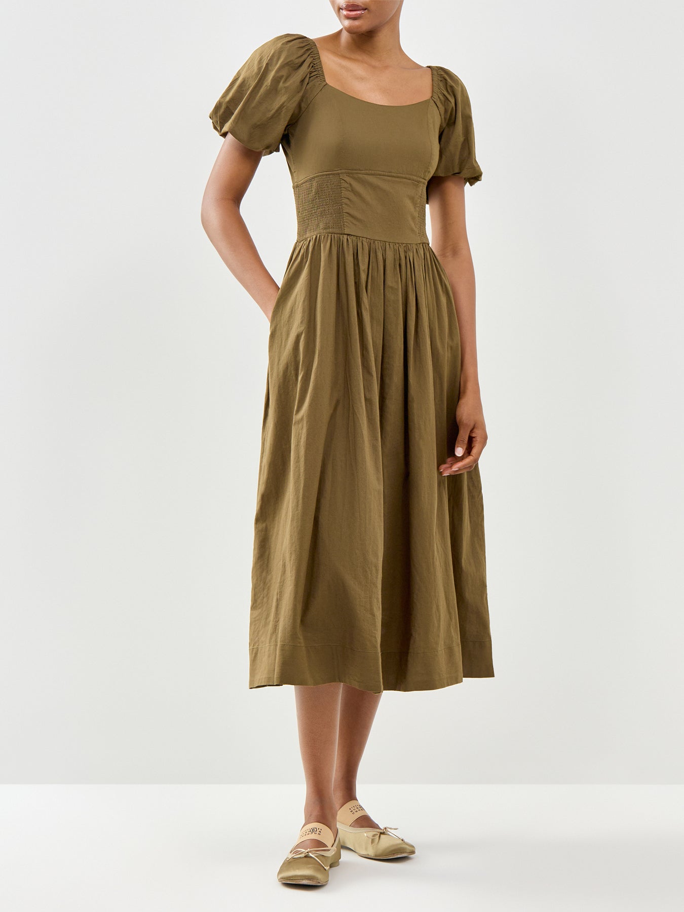 Mara Midi Dress Green