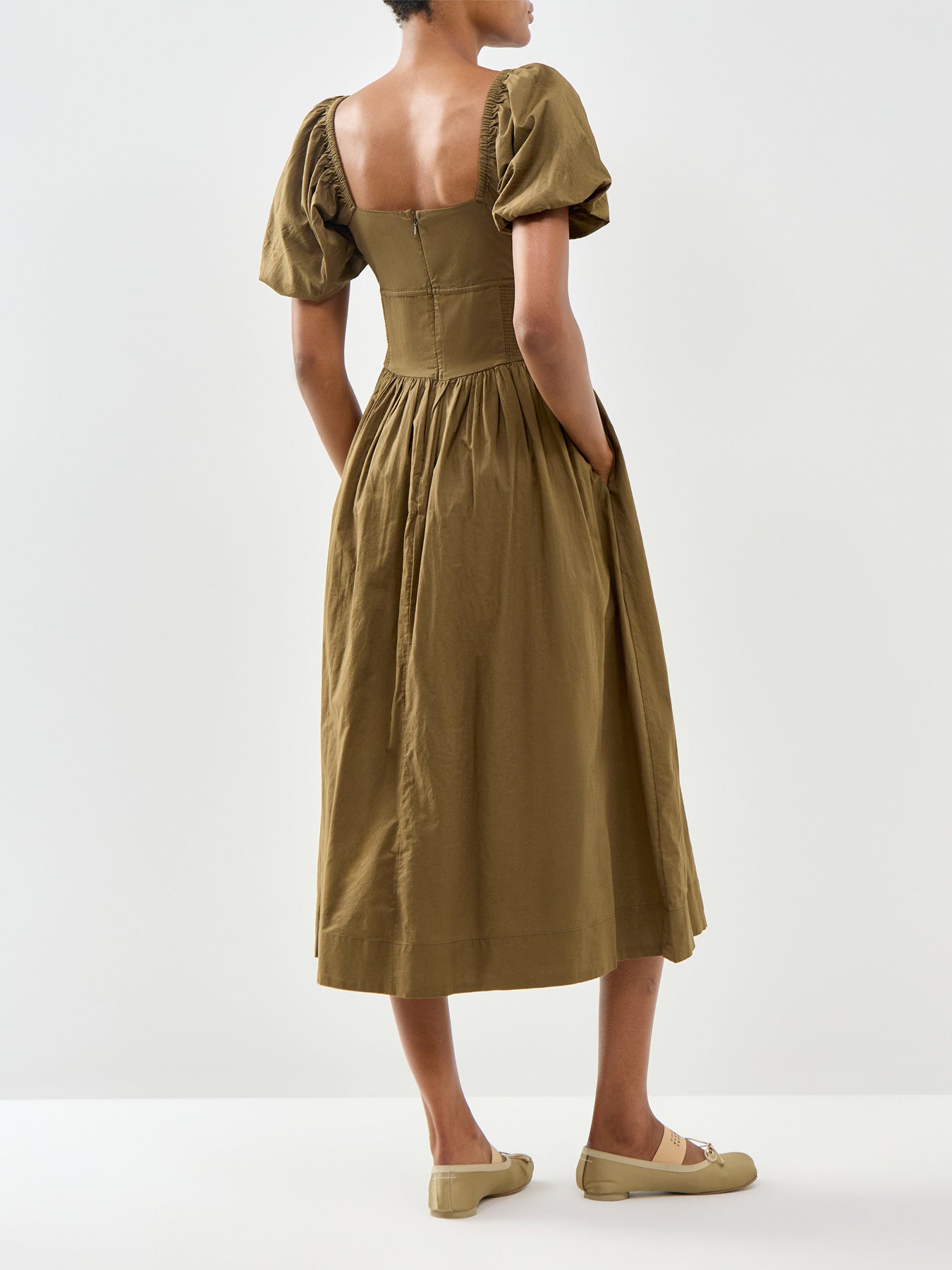 Mara Midi Dress Green