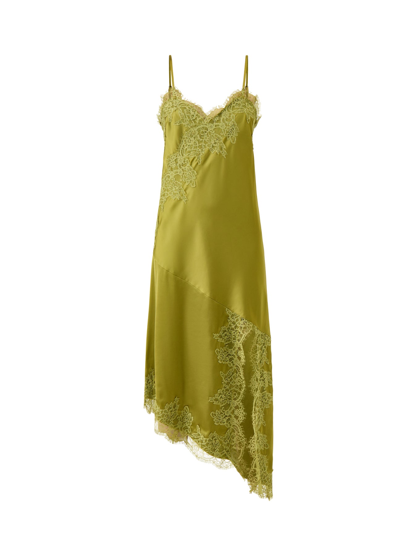 Zaria Midaxi Slip Dress Green