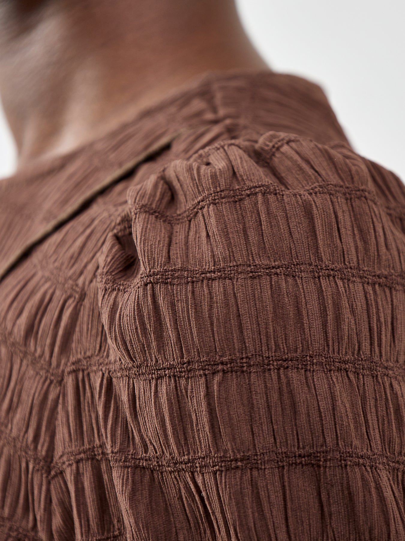 Cassandra Midi Dress Brown