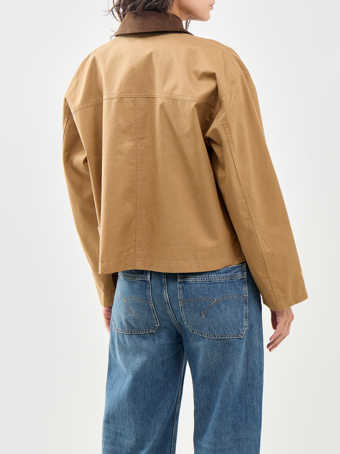 Cropped Freddie Barn Jacket Beige