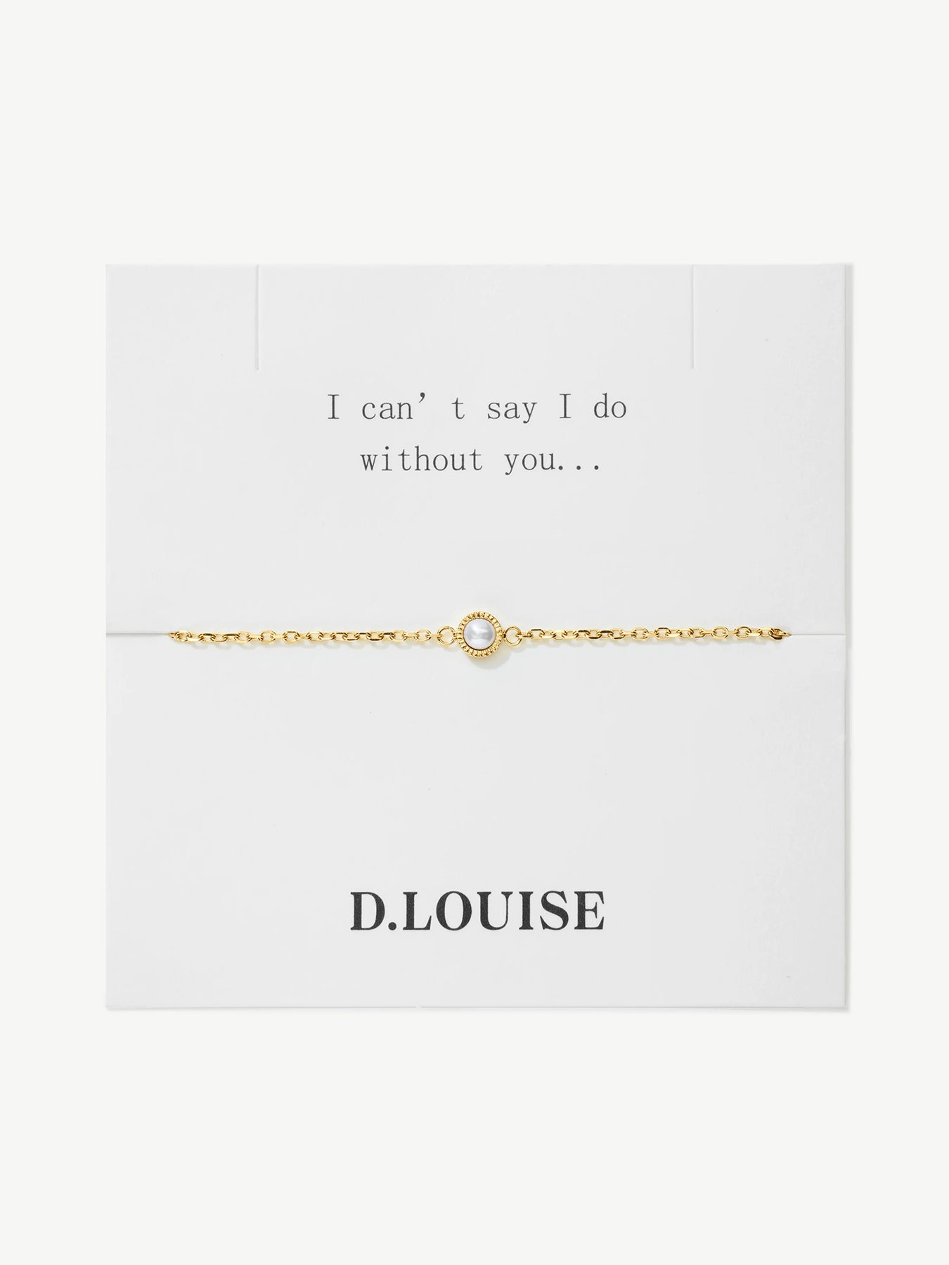 Bridesmaid Dainty Pearl Bracelet Gold