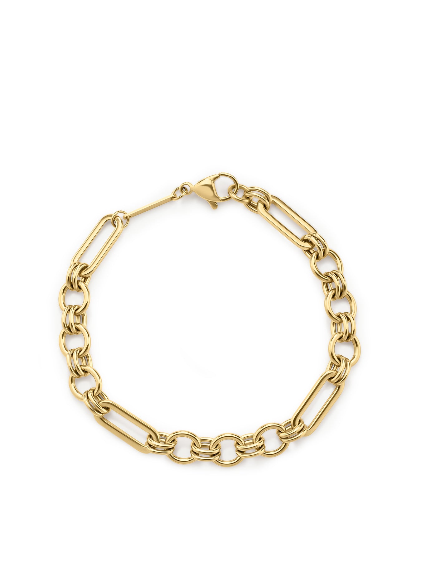 Eternal Link Chain Bracelet 19cm Gold