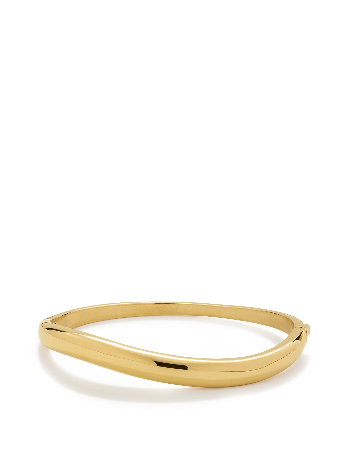 Wave Bangle 01 Gold