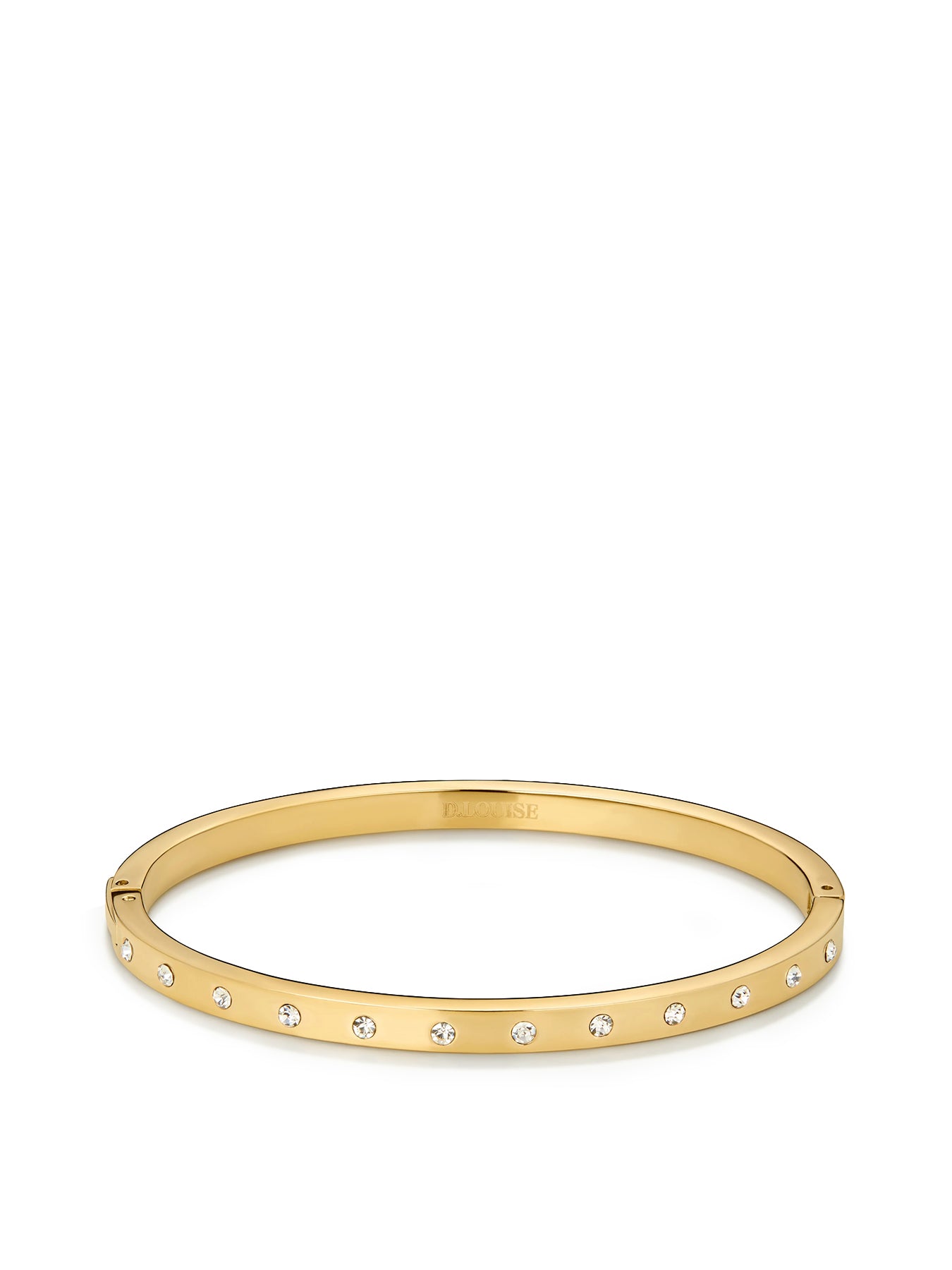 Eternity Slim Bangle Gold