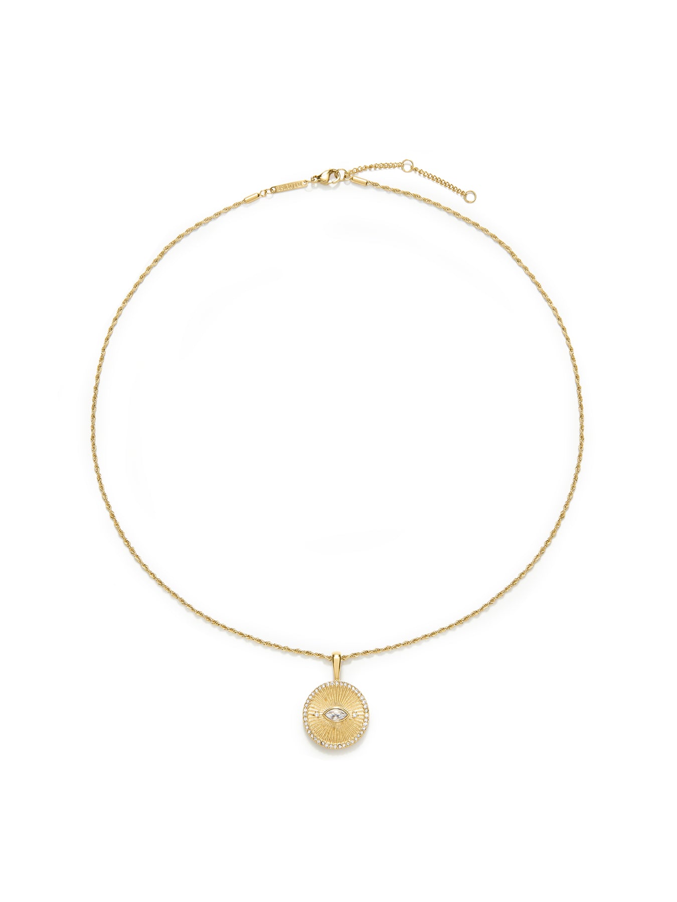 Evil Eye Talisman Necklace Gold