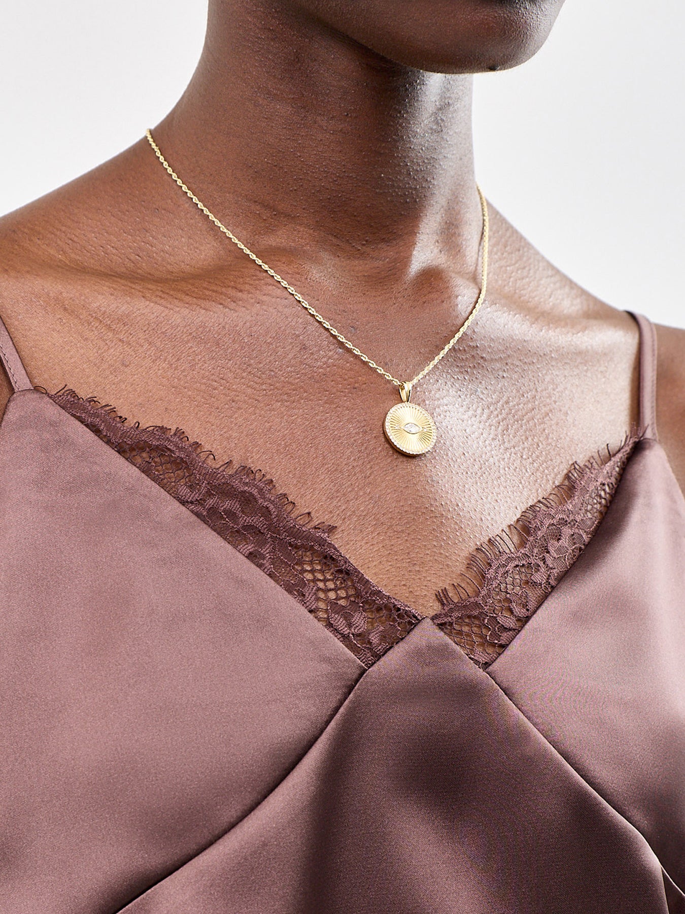 Evil Eye Talisman Necklace Gold