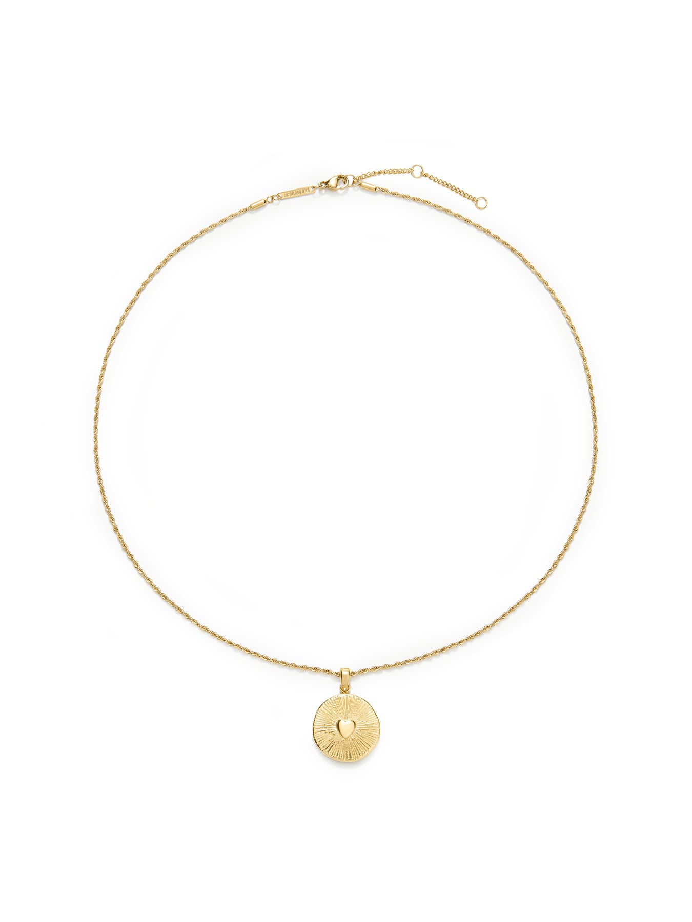 Heart Talisman Necklace Gold
