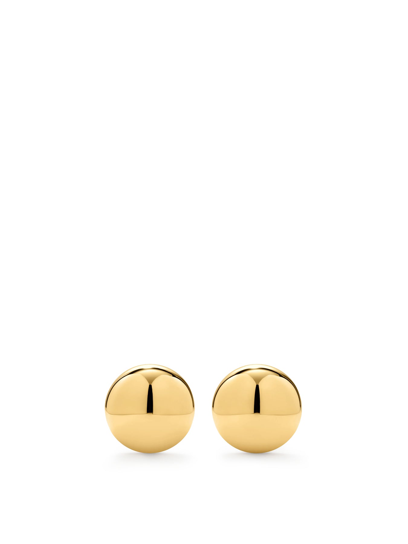 Bold Bauble Stud Earrings Gold