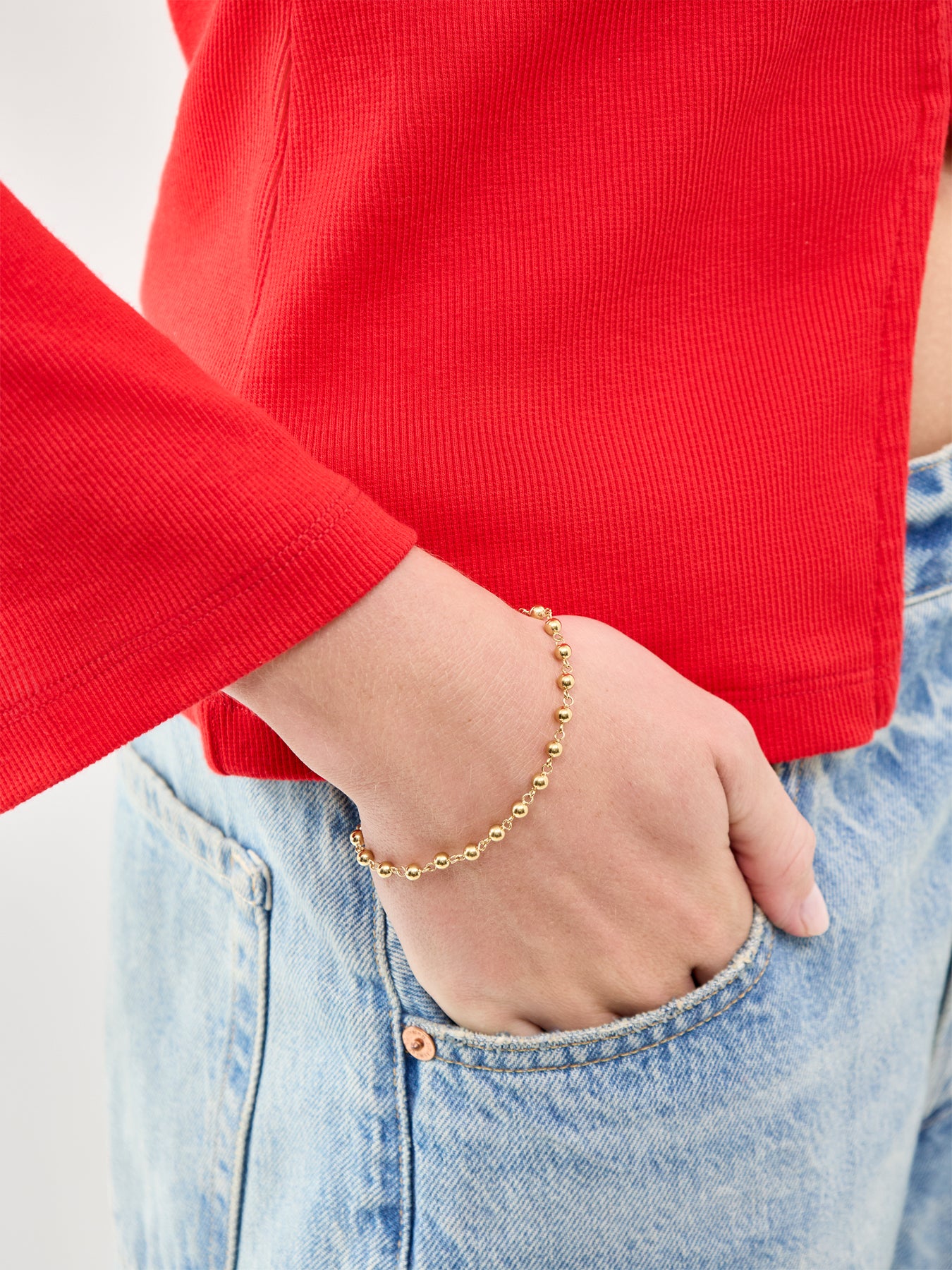 Bauble Bracelet 18cm Gold