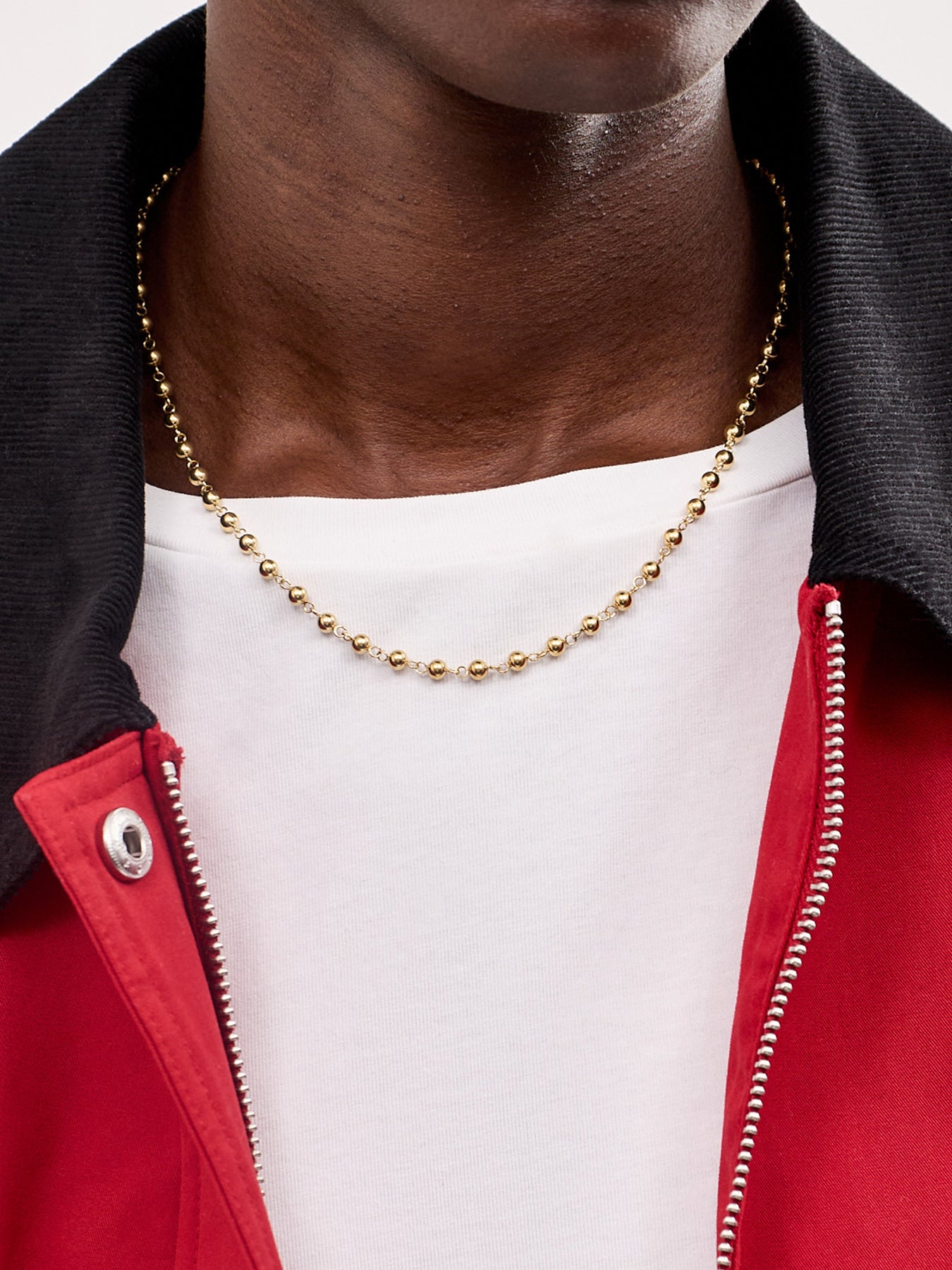 Bauble Chain Necklace 45cm Gold
