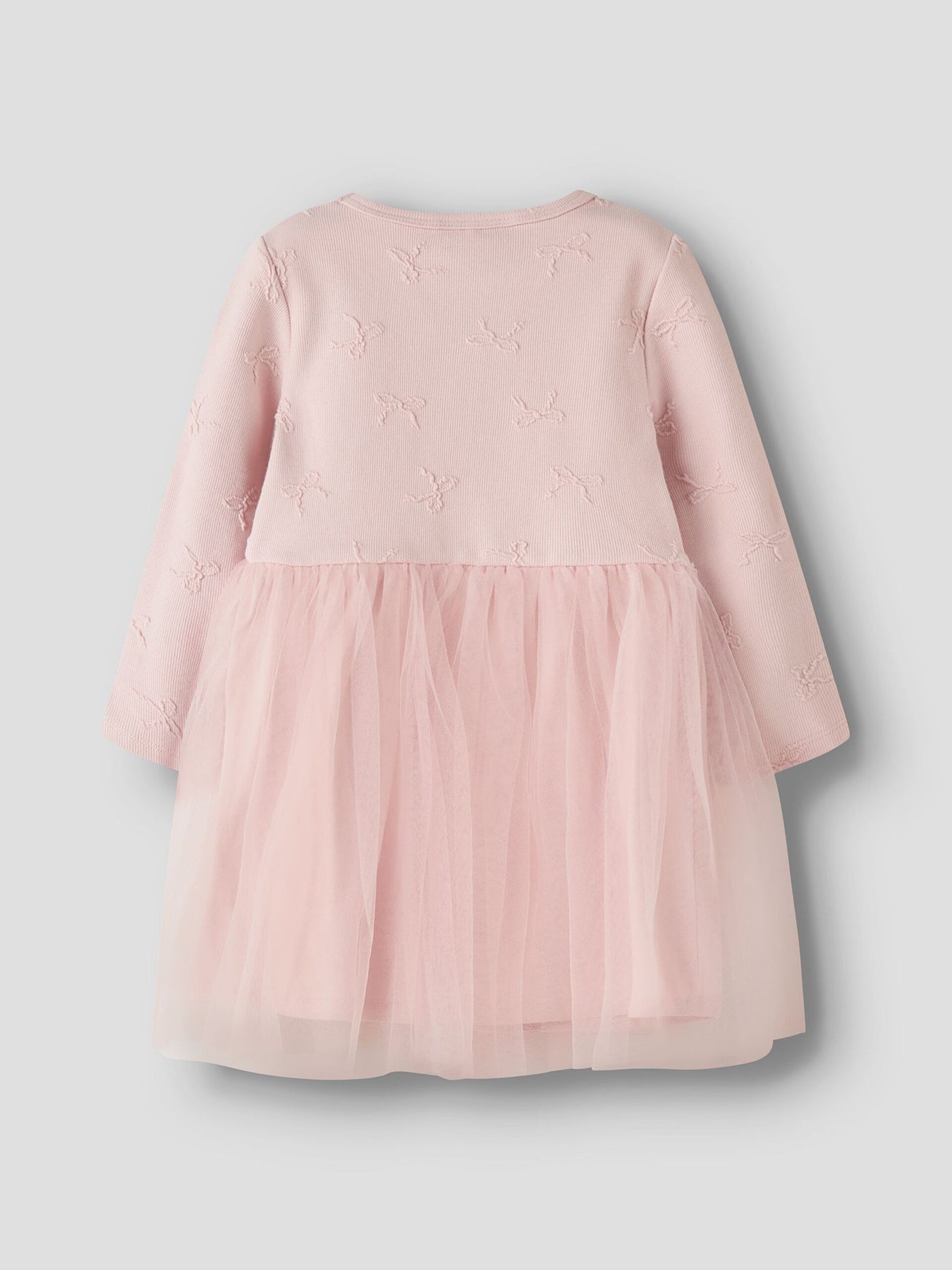 Kids' Long Sleeve Dress Pink