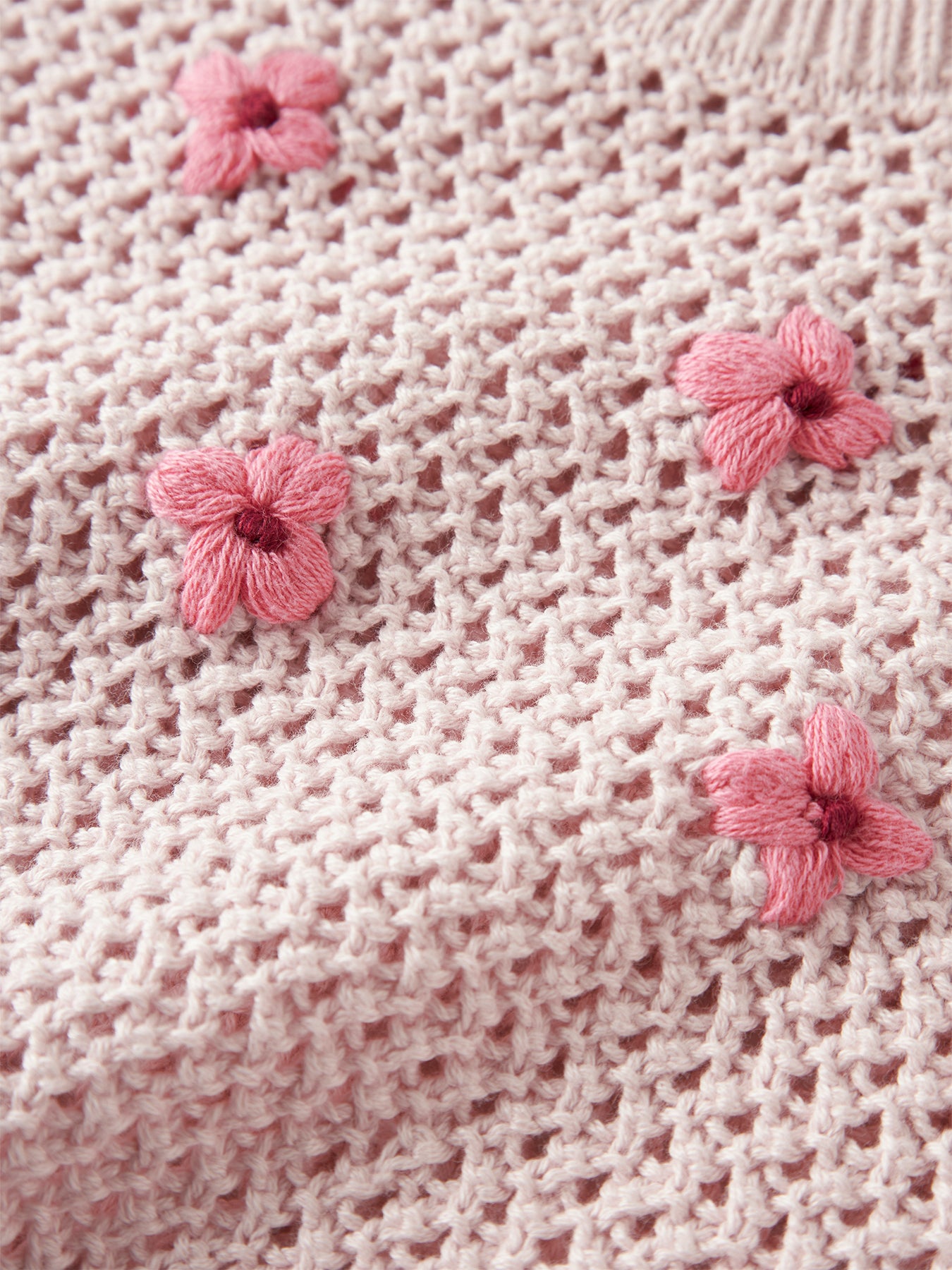 Kids' Knit Vest Pink