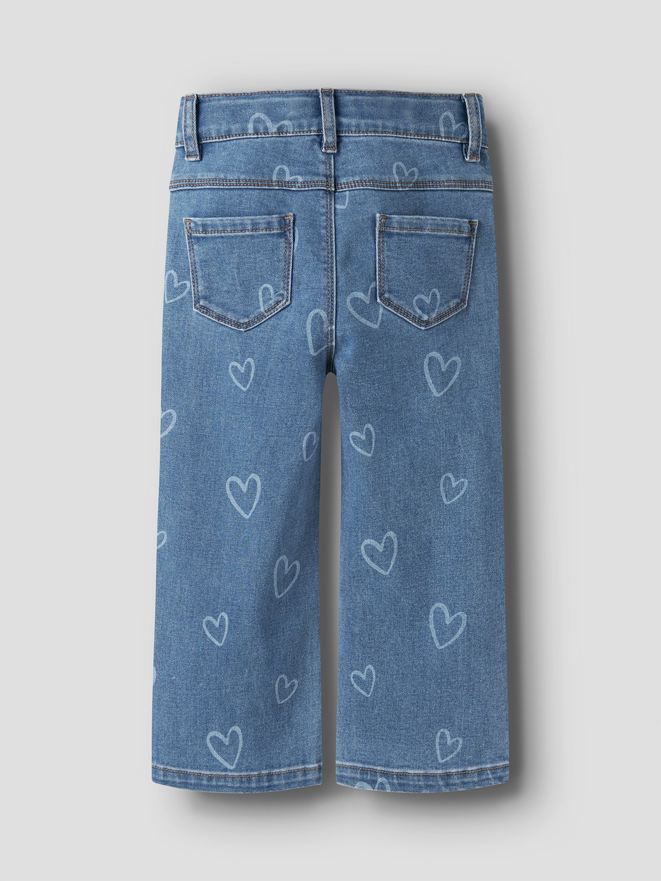 Kids' Wide Leg Jeans Blue