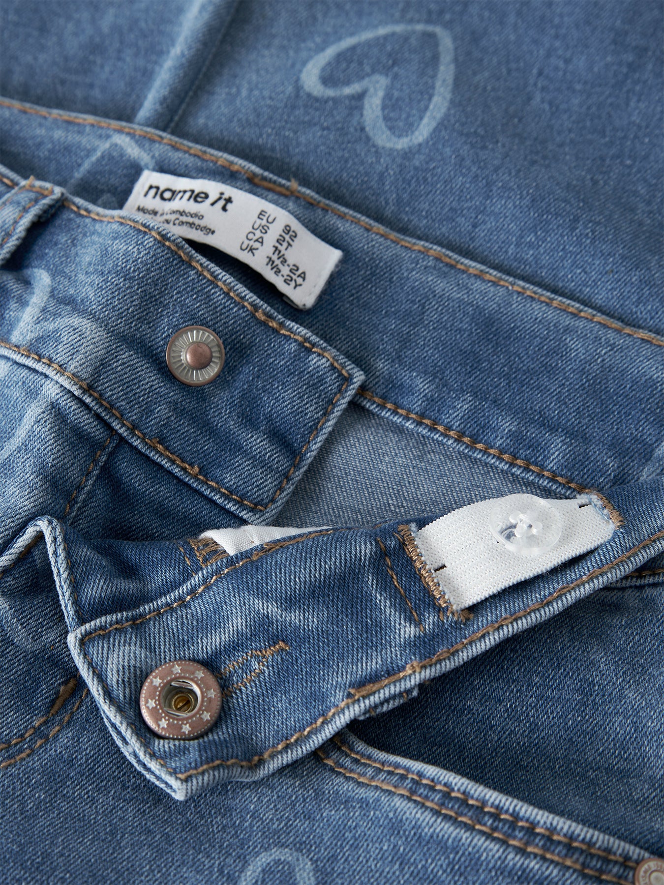 Kids' Wide Leg Jeans Blue