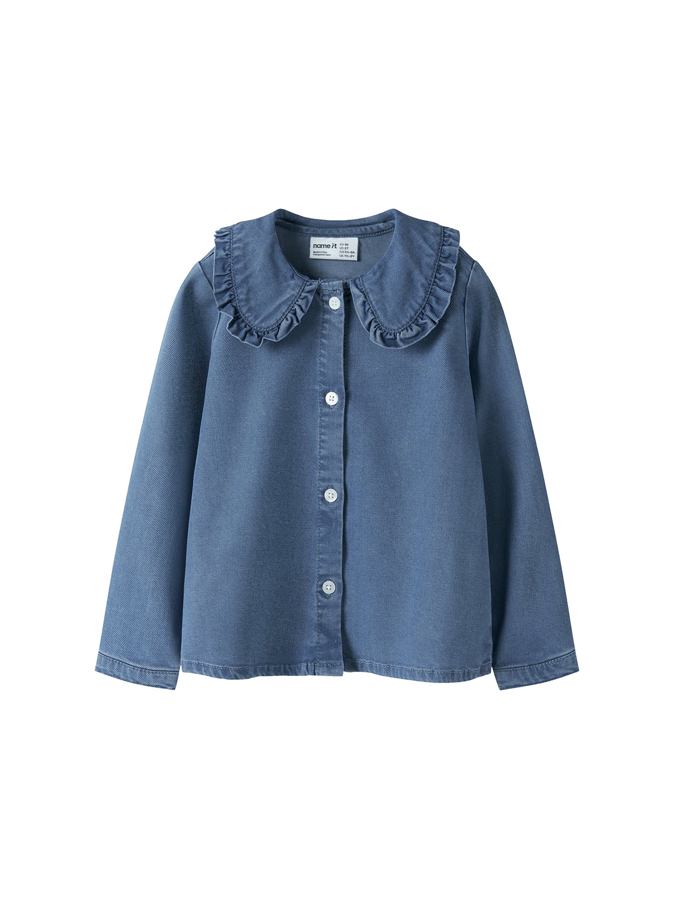 Kids' Luna Denim Overshirt Blue