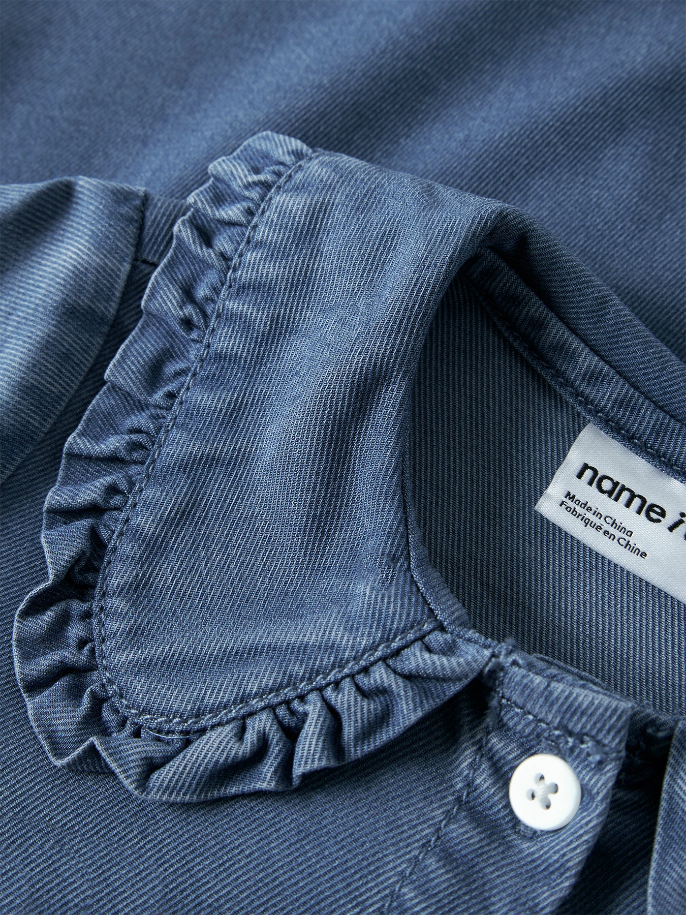 Kids' Luna Denim Overshirt Blue