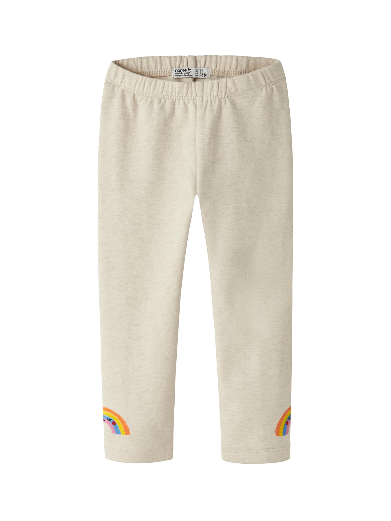Kids Organic Cotton Leggings Cream