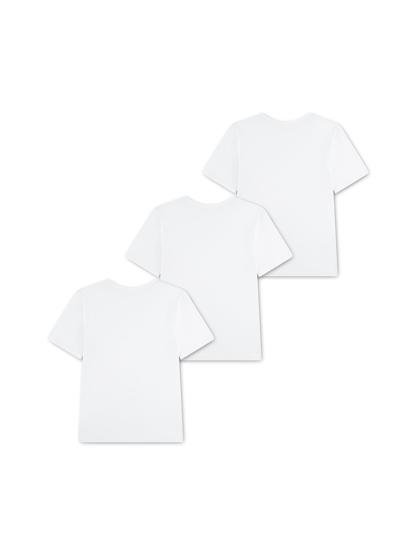 Kids' 3-Pack Cotton Crew Undershirts