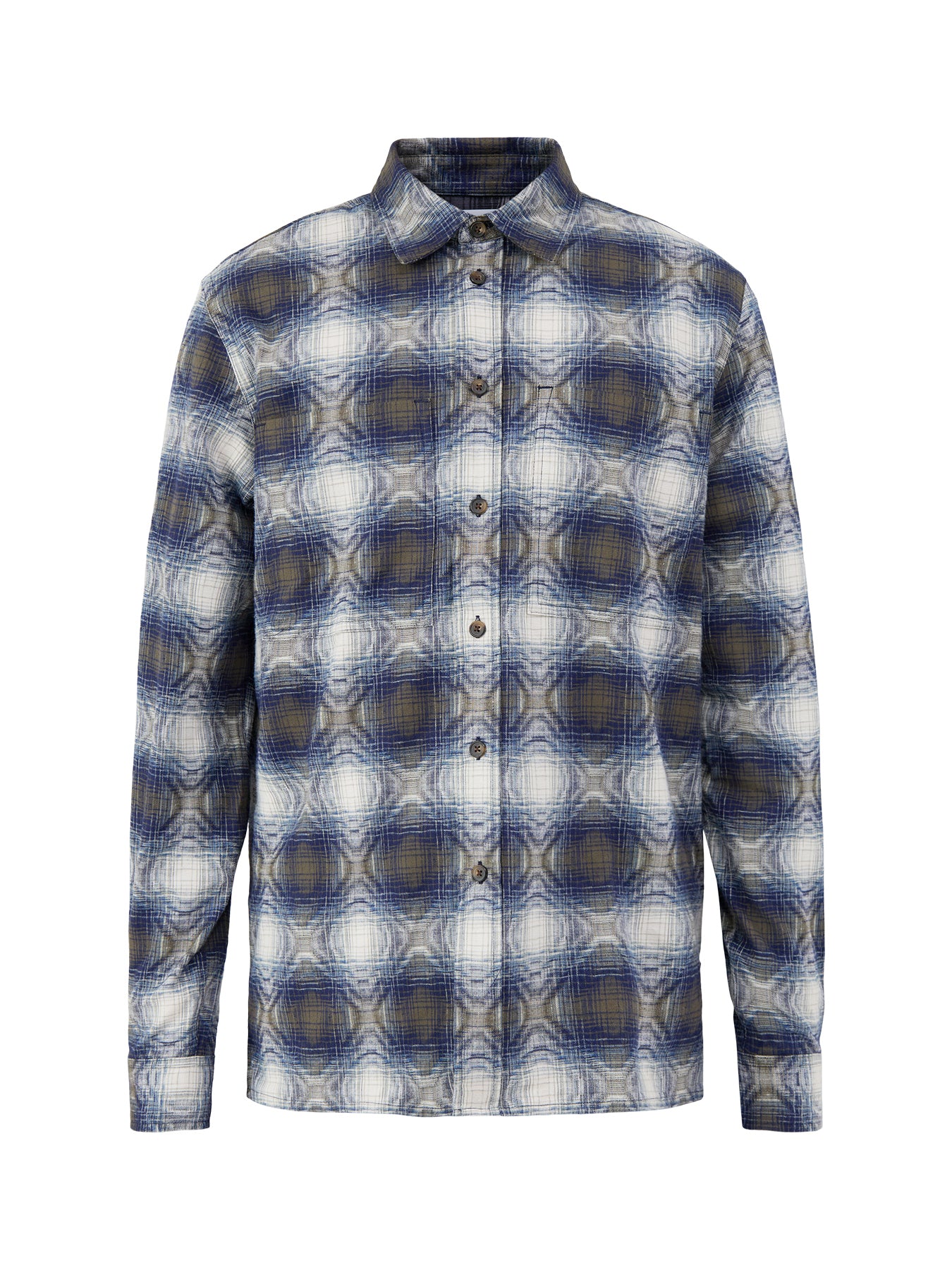 Smudged Check Shirt