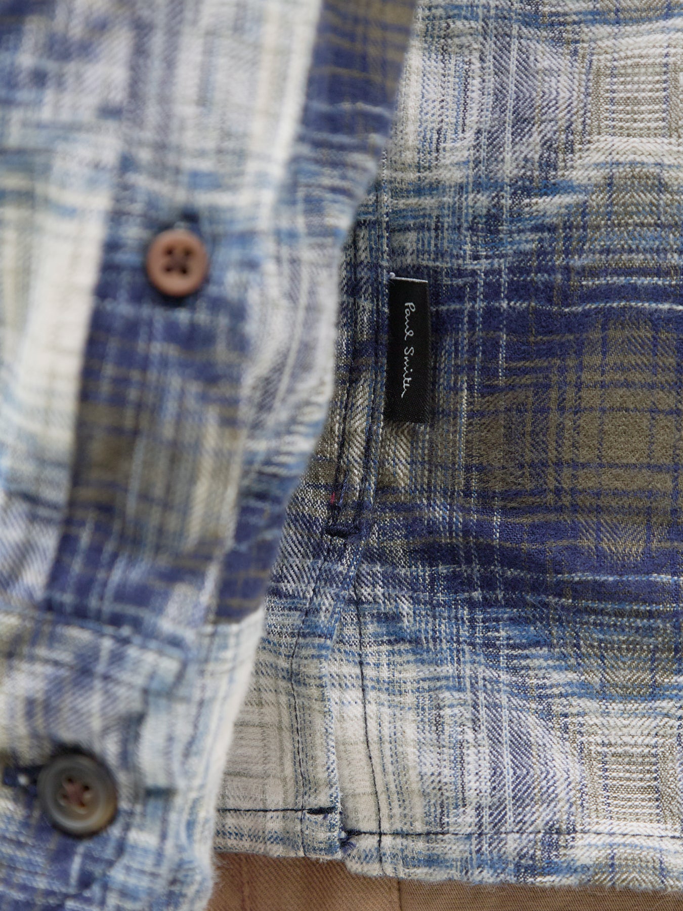 Smudged Check Shirt