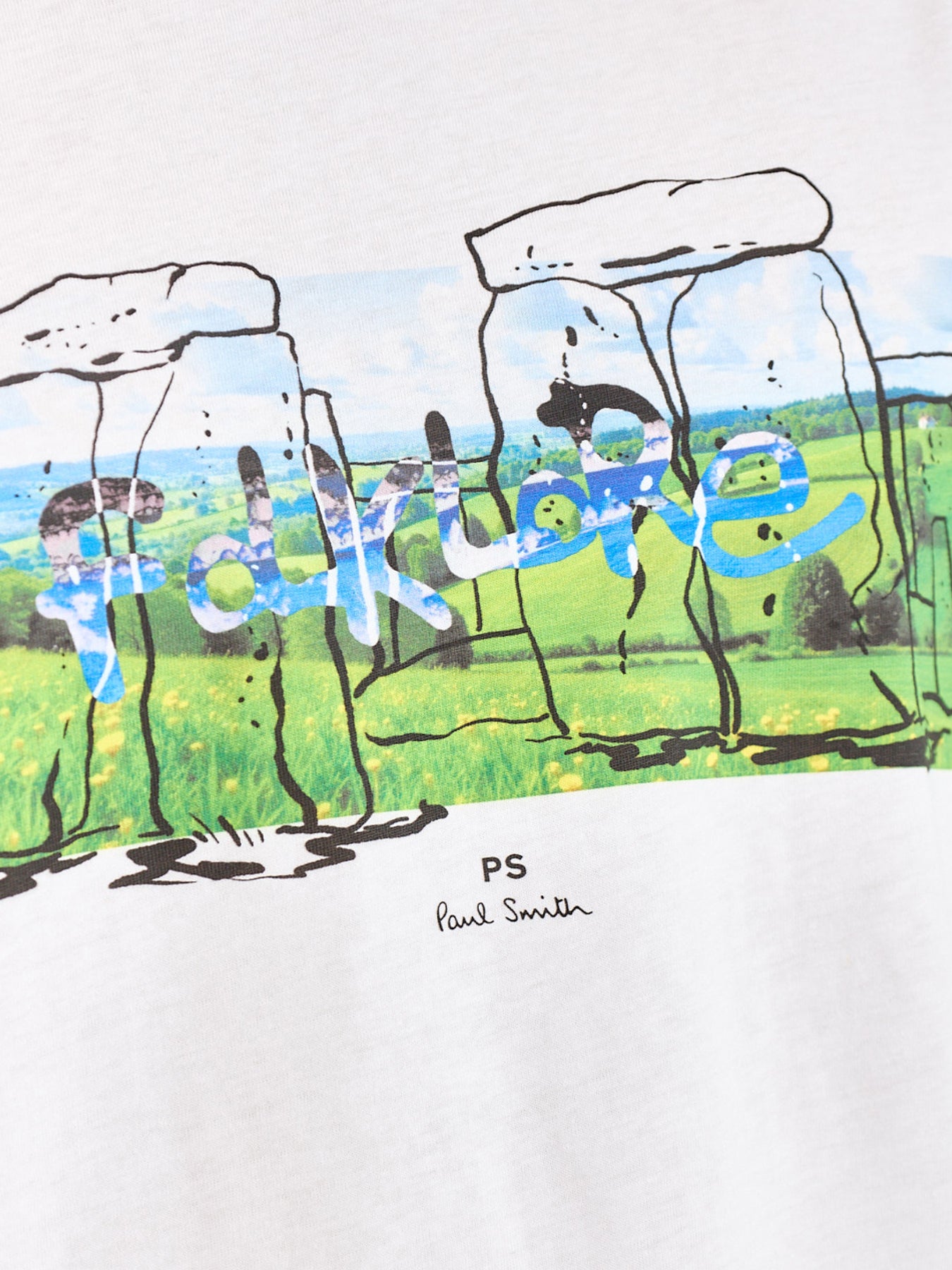 Folklore Graphic T-Shirt White