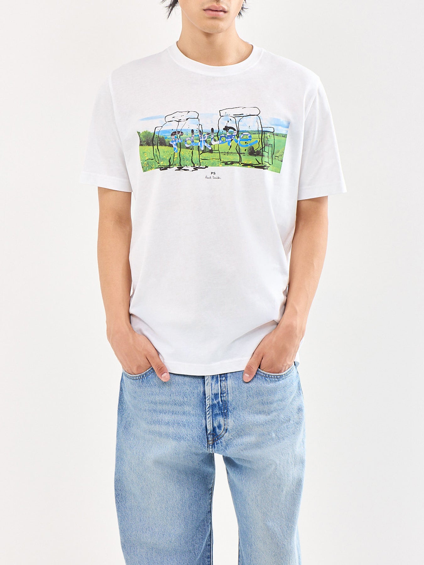 Folklore Graphic T-Shirt White