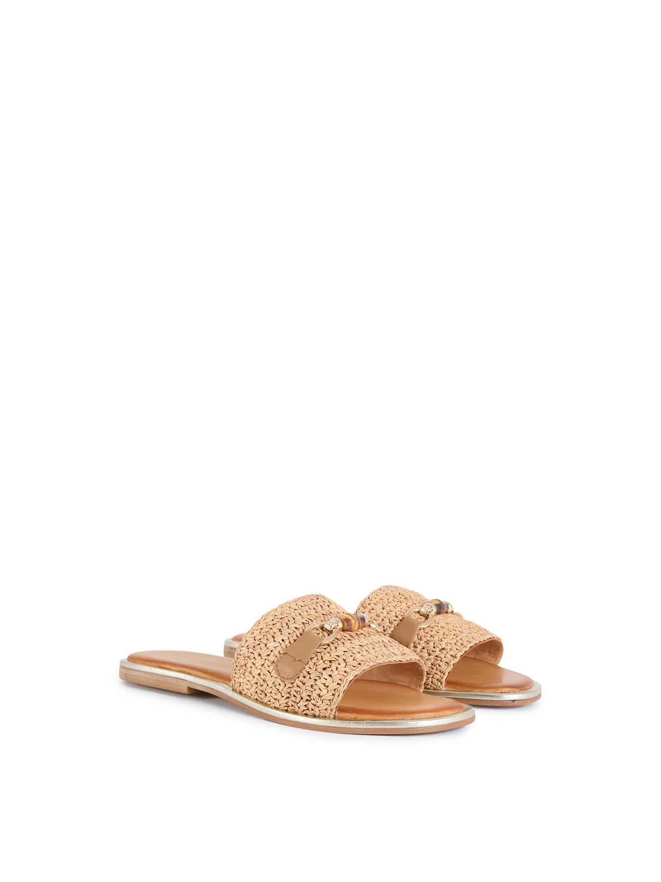 Blake Slide Sandals Tan
