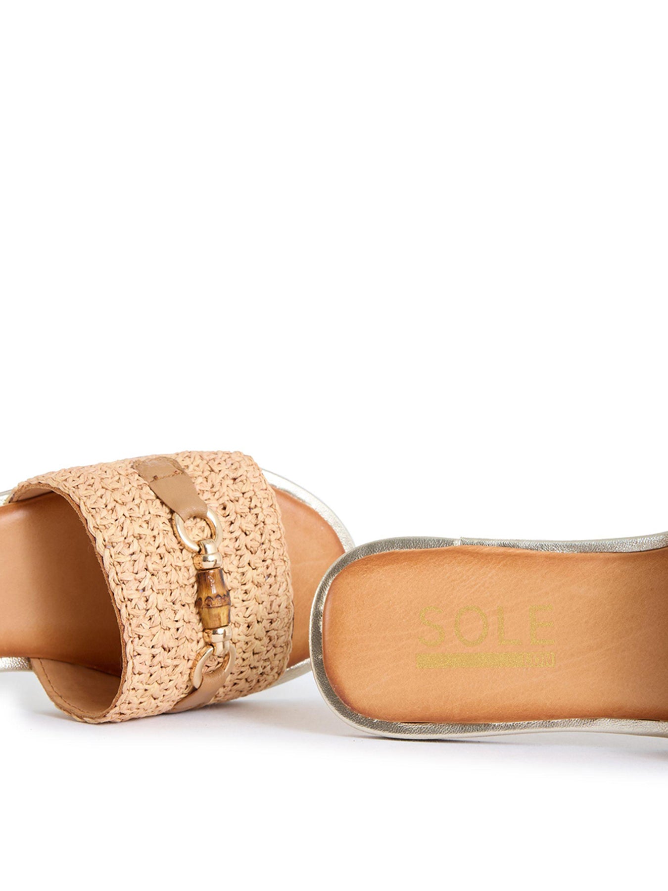 Blake Slide Sandals Tan