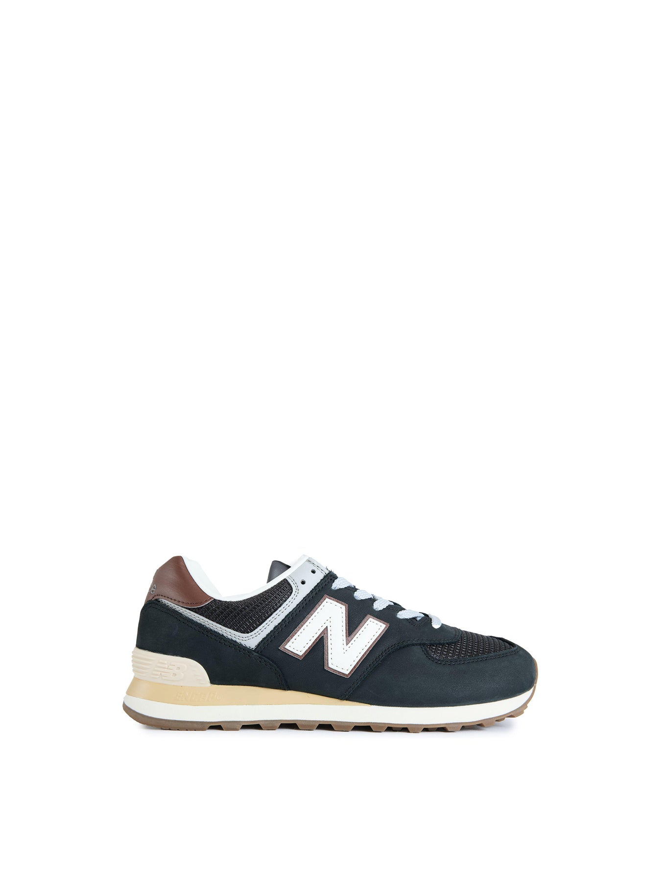 574 Suede Trainers Black