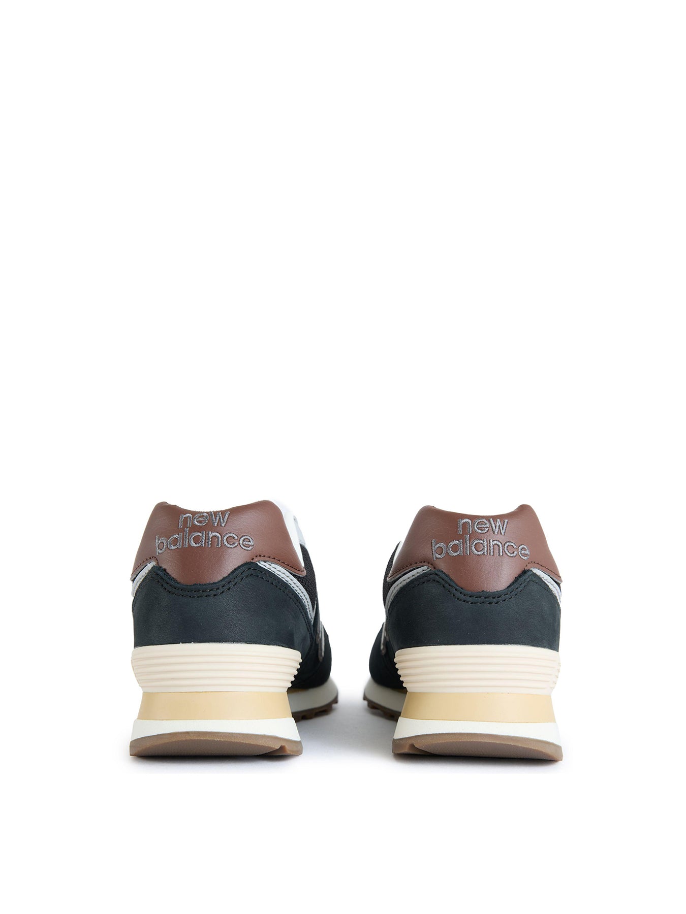 574 Suede Trainers Black