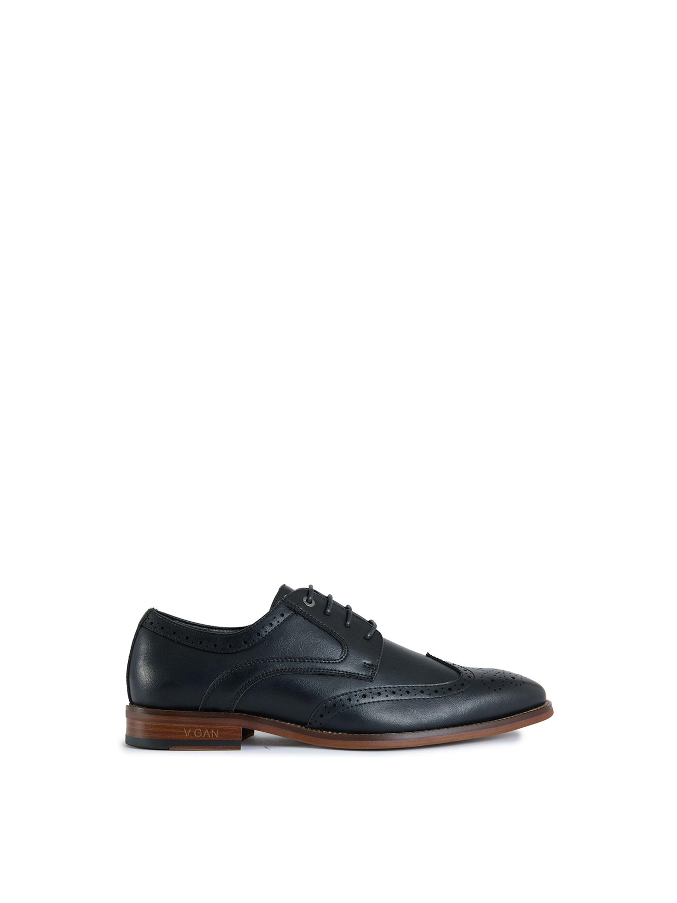 Mocha Brogue Shoes Black