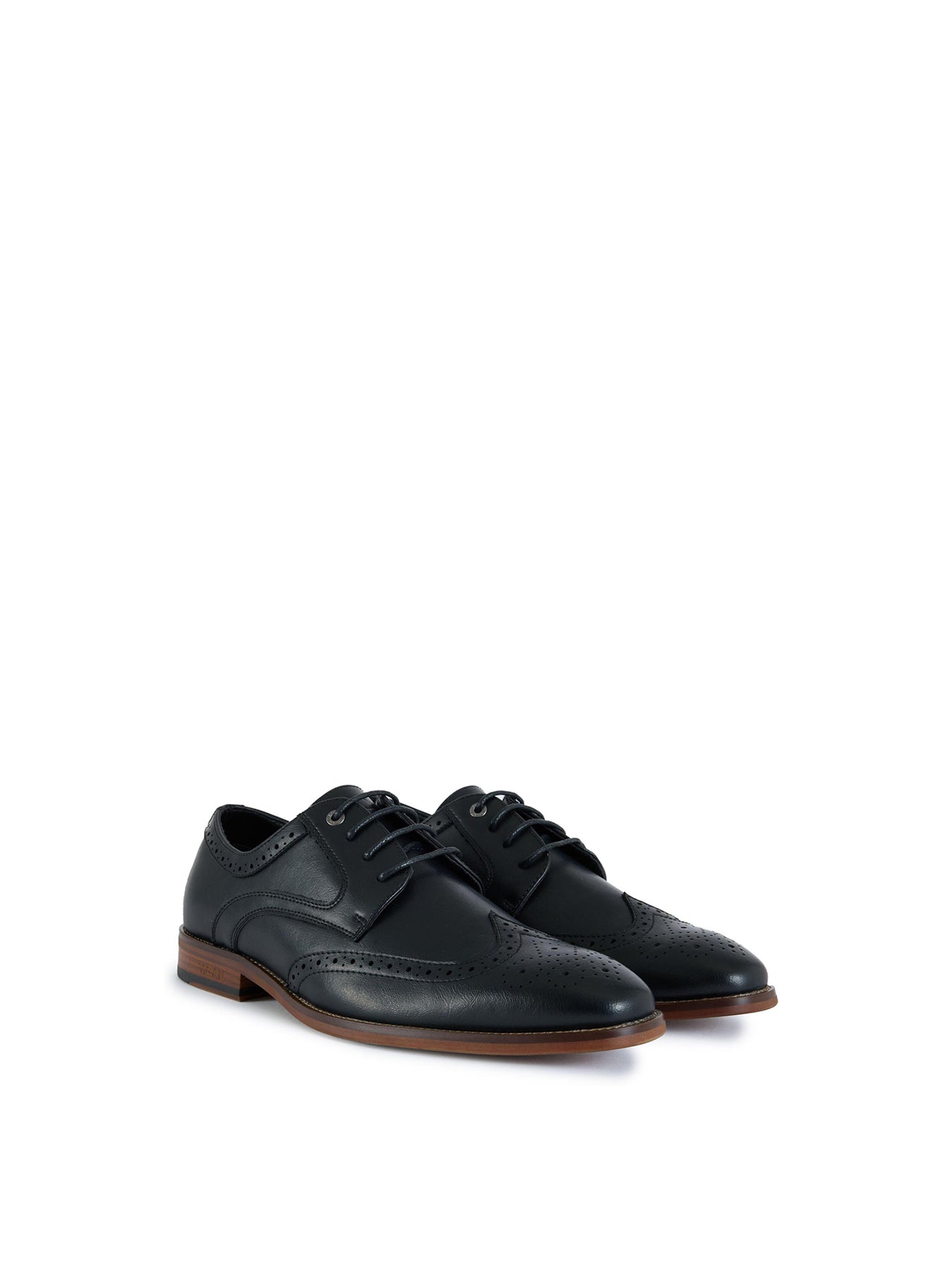 Mocha Brogue Shoes Black