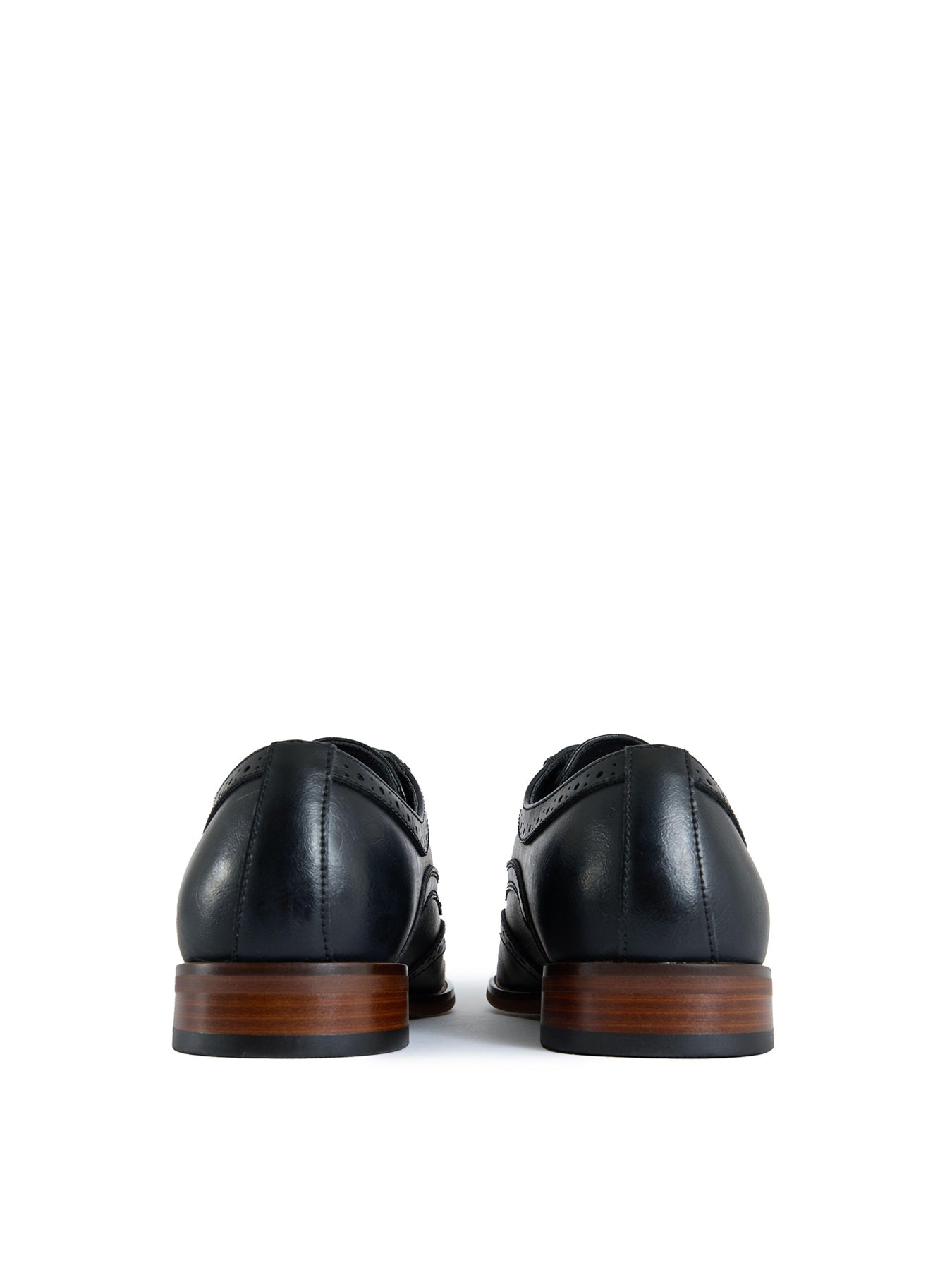Mocha Brogue Shoes Black
