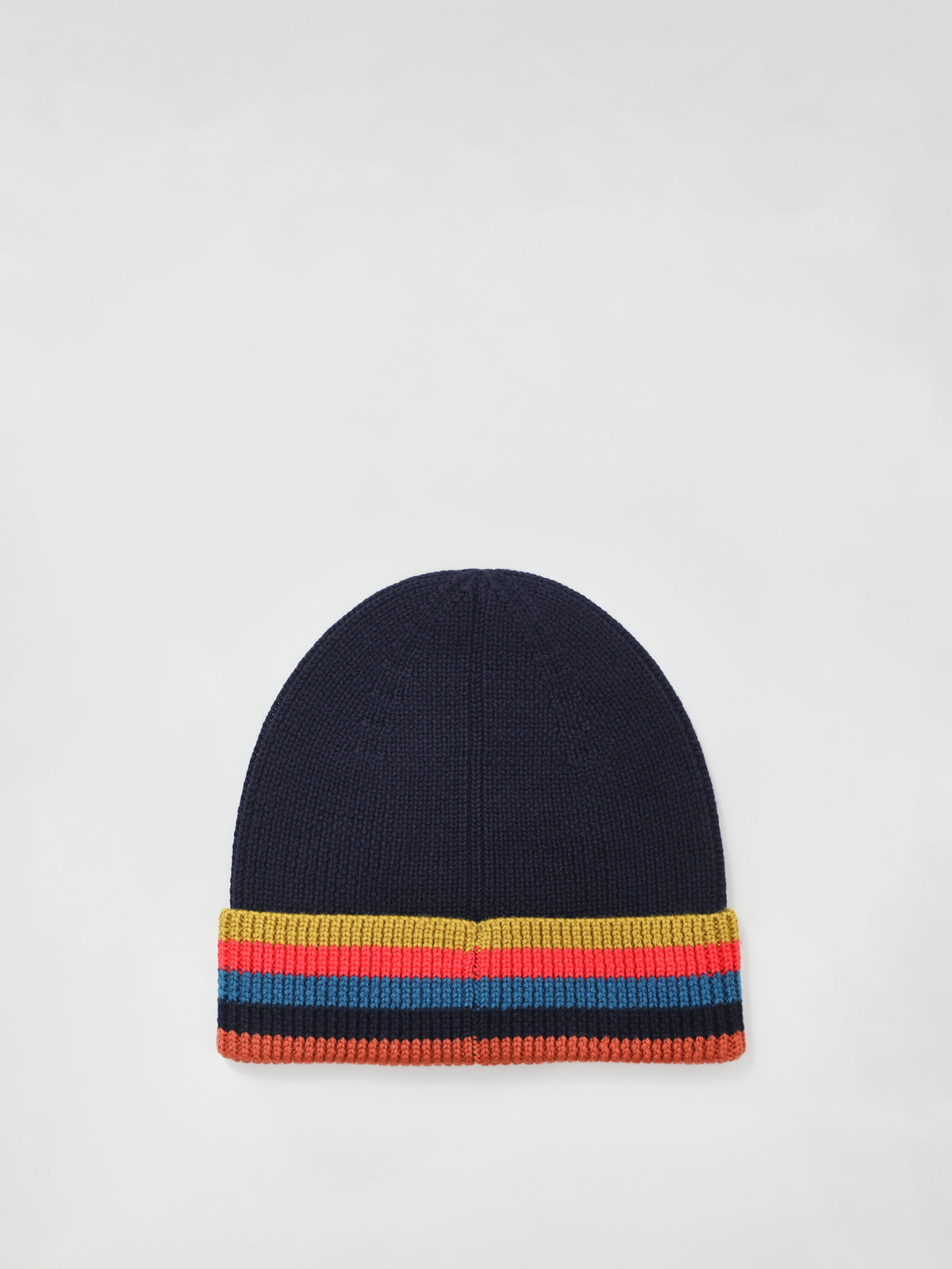 Artist Rib Merino Wool Beanie - Navy