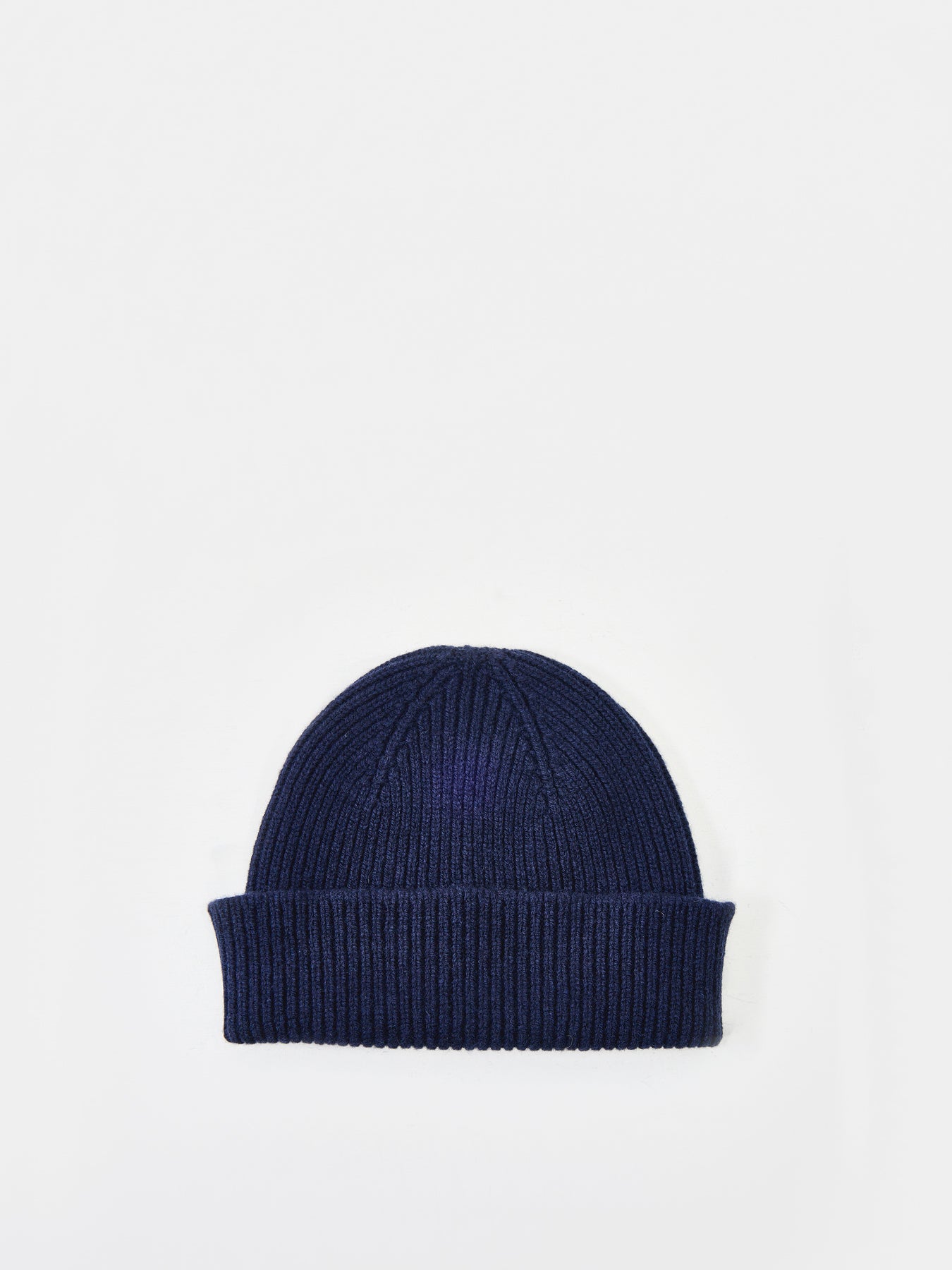 Cashmere And Merino Wool Beanie Navy