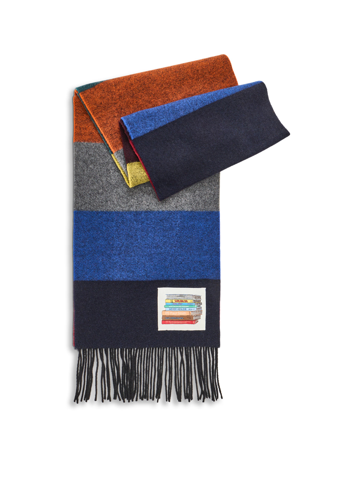 Multicolour Stripe Wool Scarf
