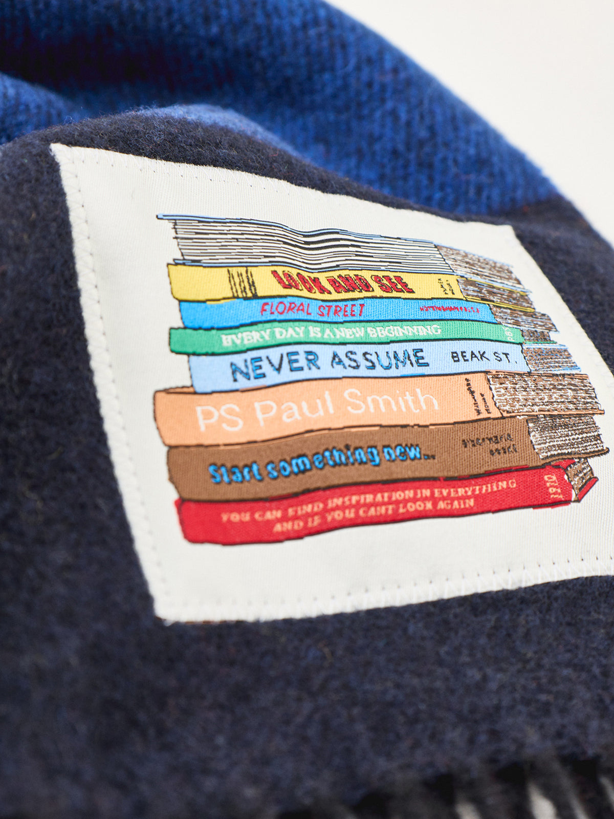 Multicolour Stripe Wool Scarf