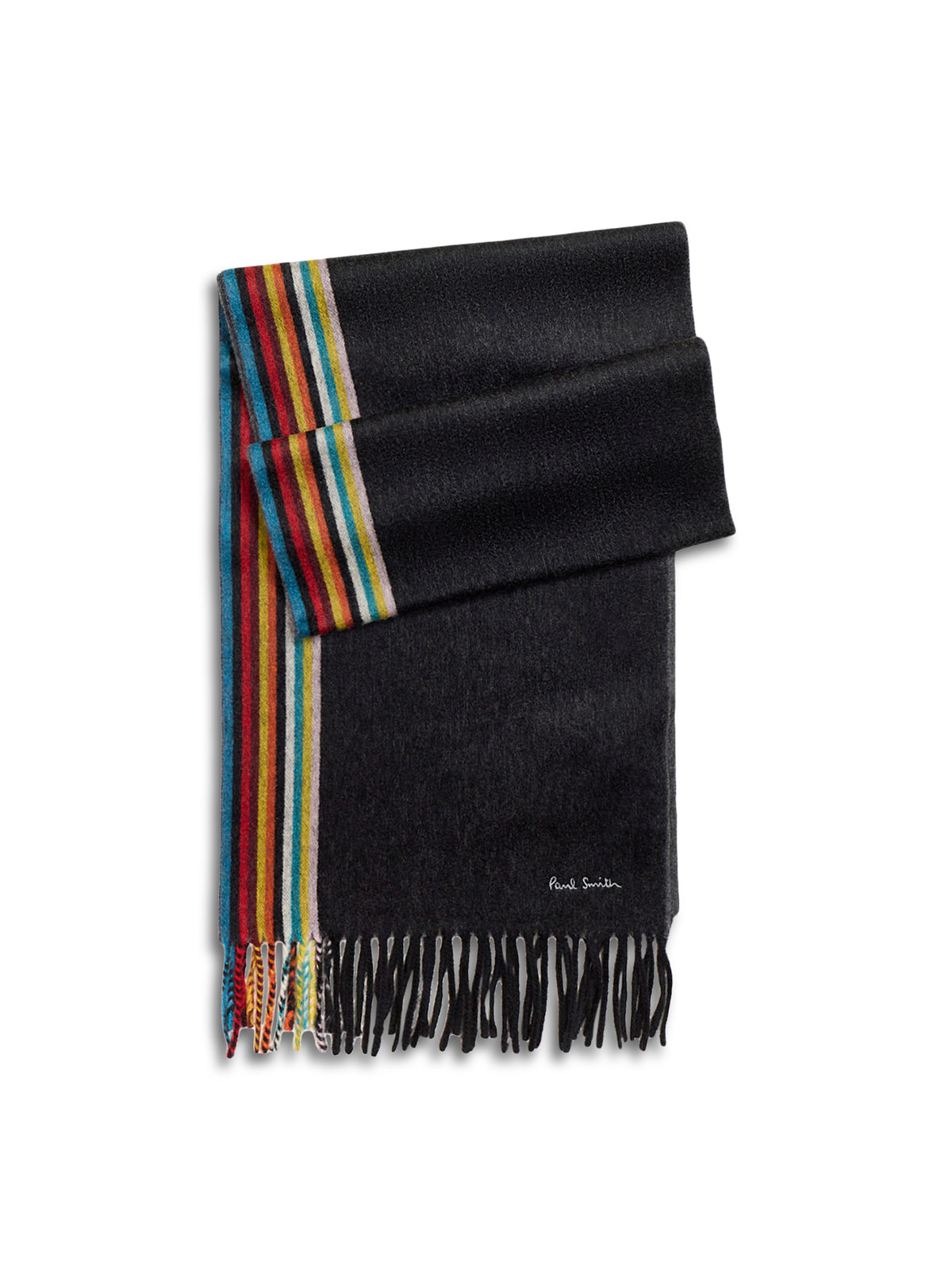 Cashmere Signature Woven Edge Scarf