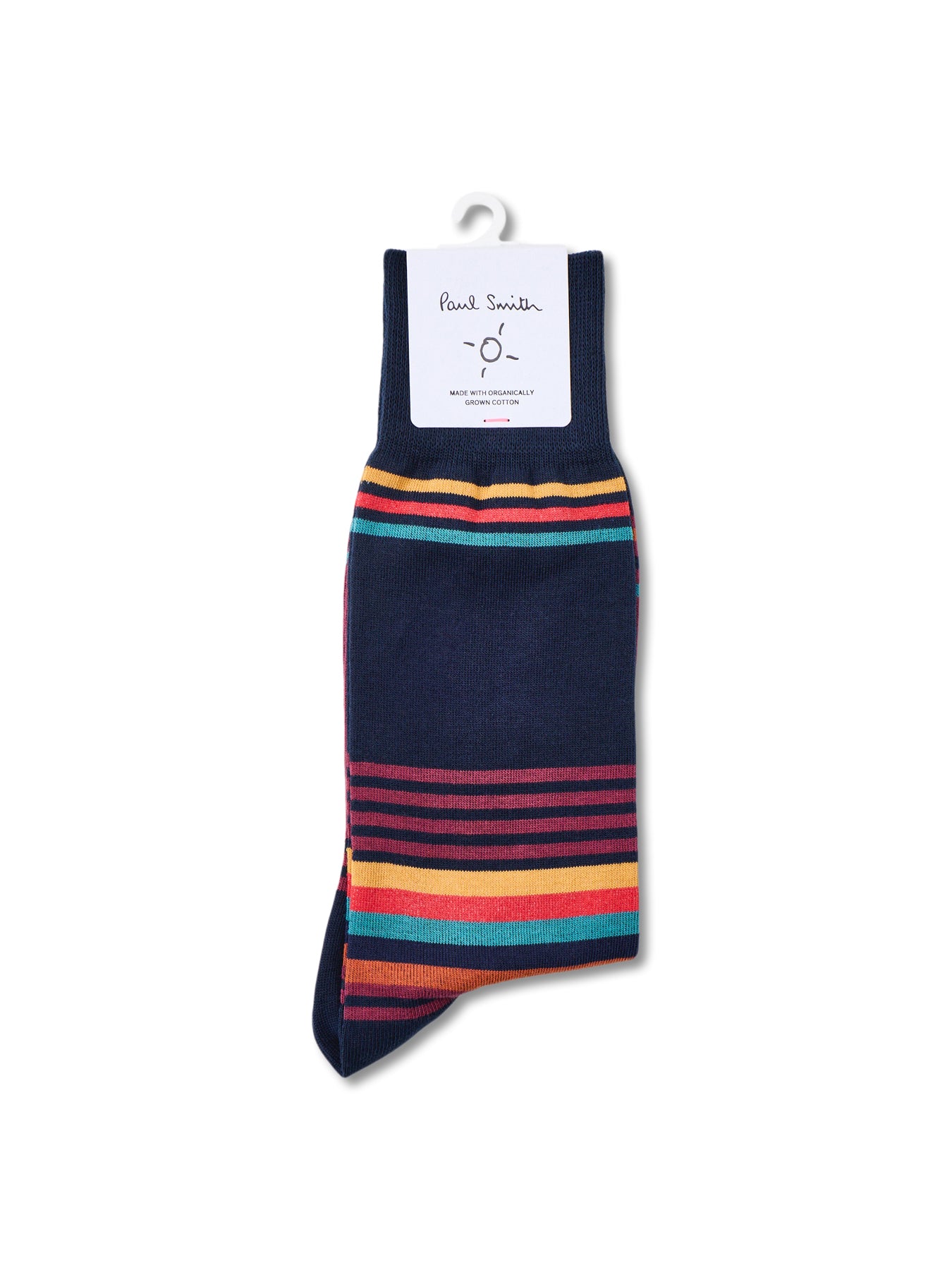 PS Paul Smith Lorenzo Stripe Crew Socks Navy