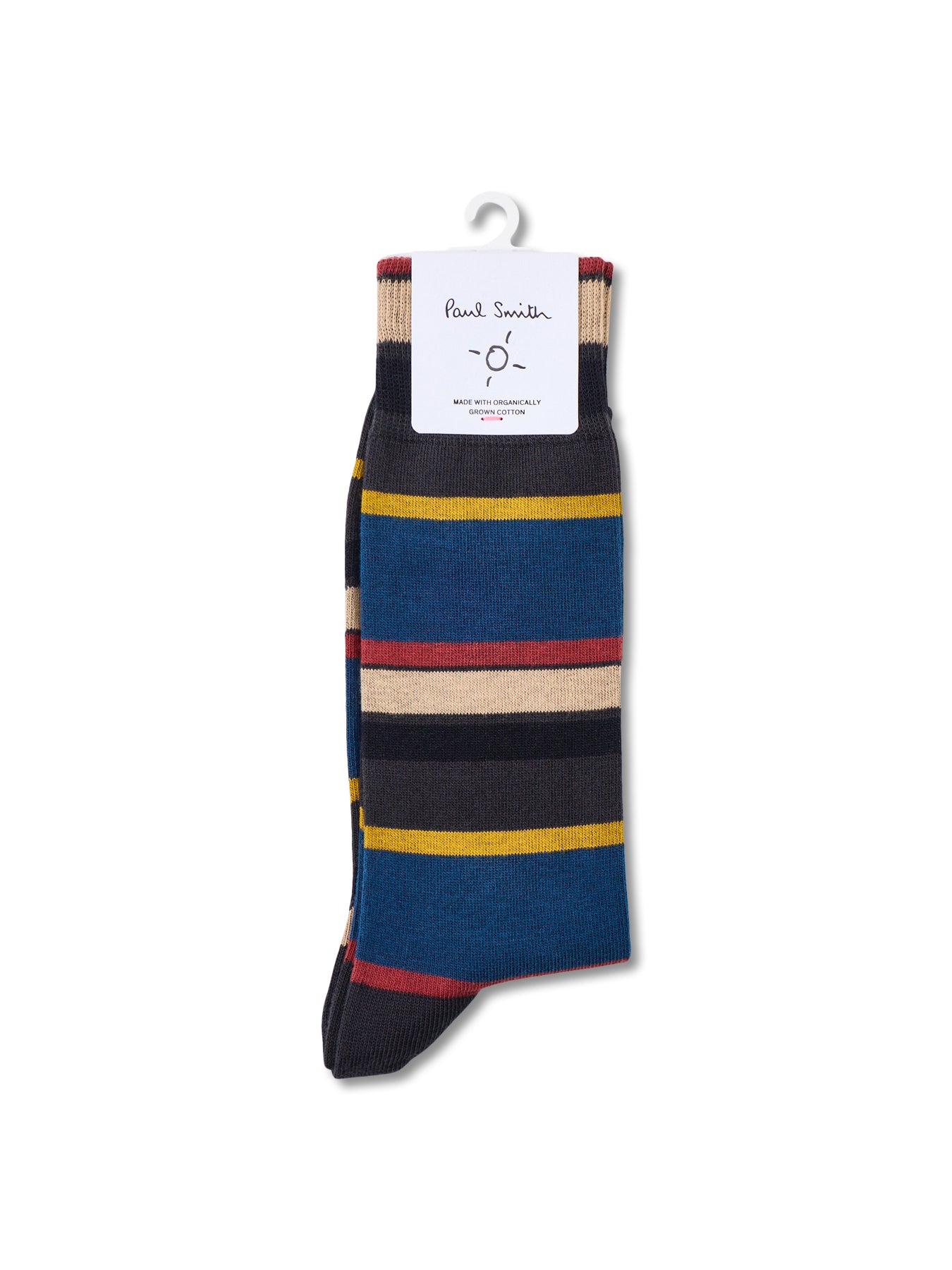 PS Paul Smith Stripe Crew Socks Blue
