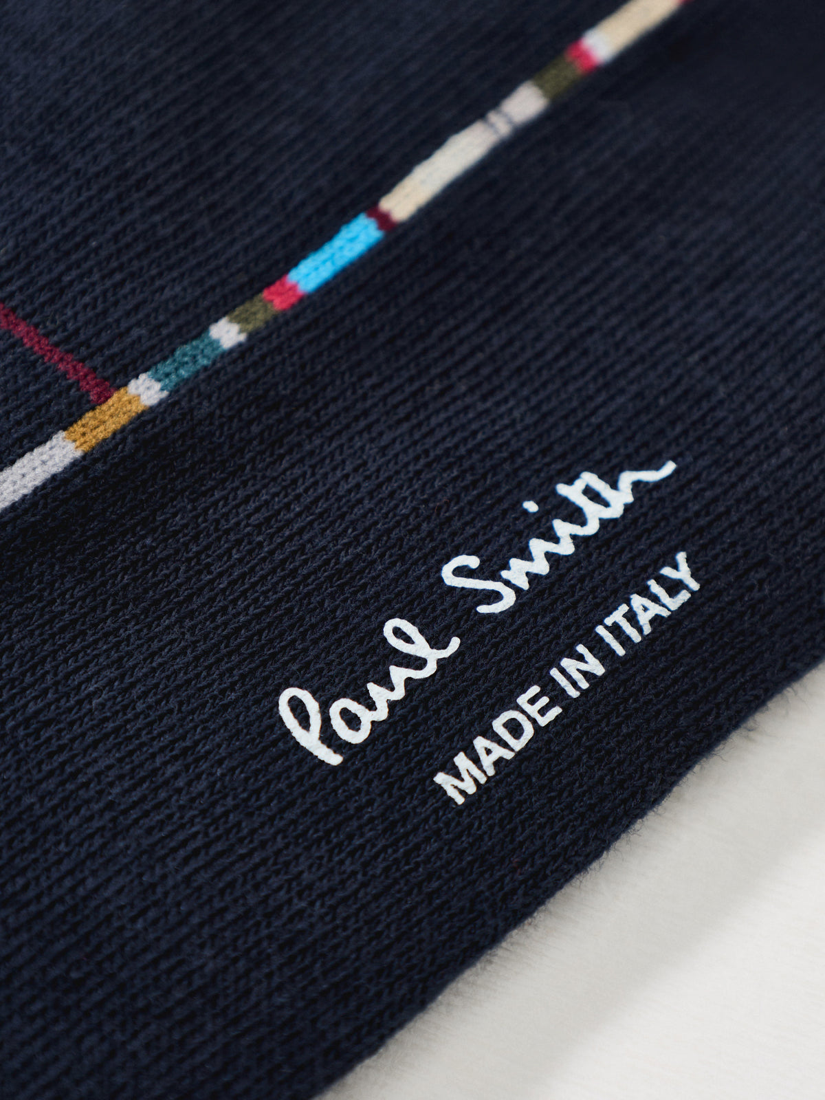 Cotton Signature Check Crew Socks