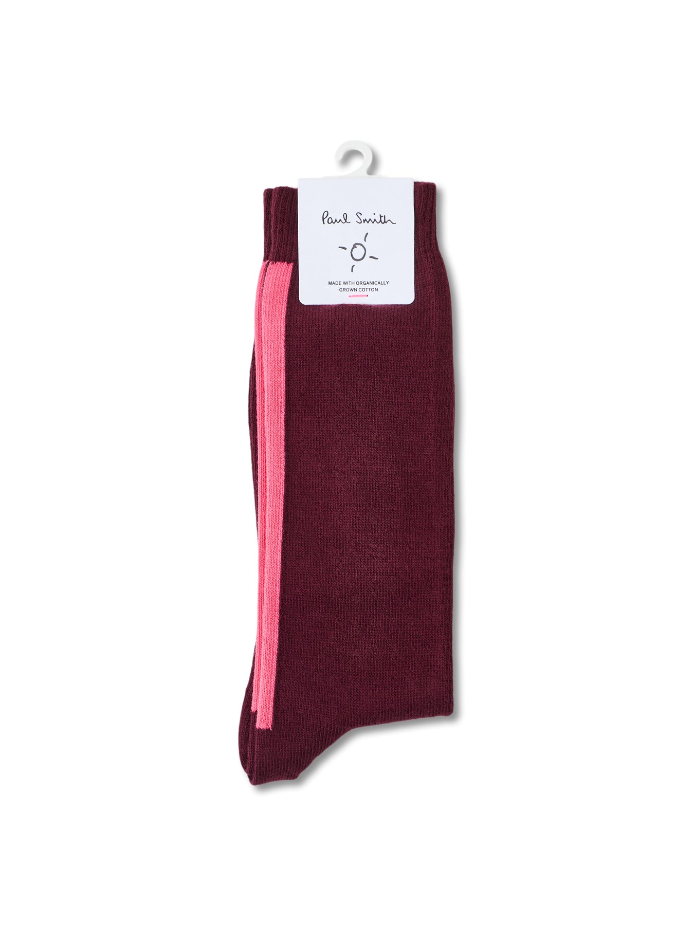 Stripe Back Socks Red