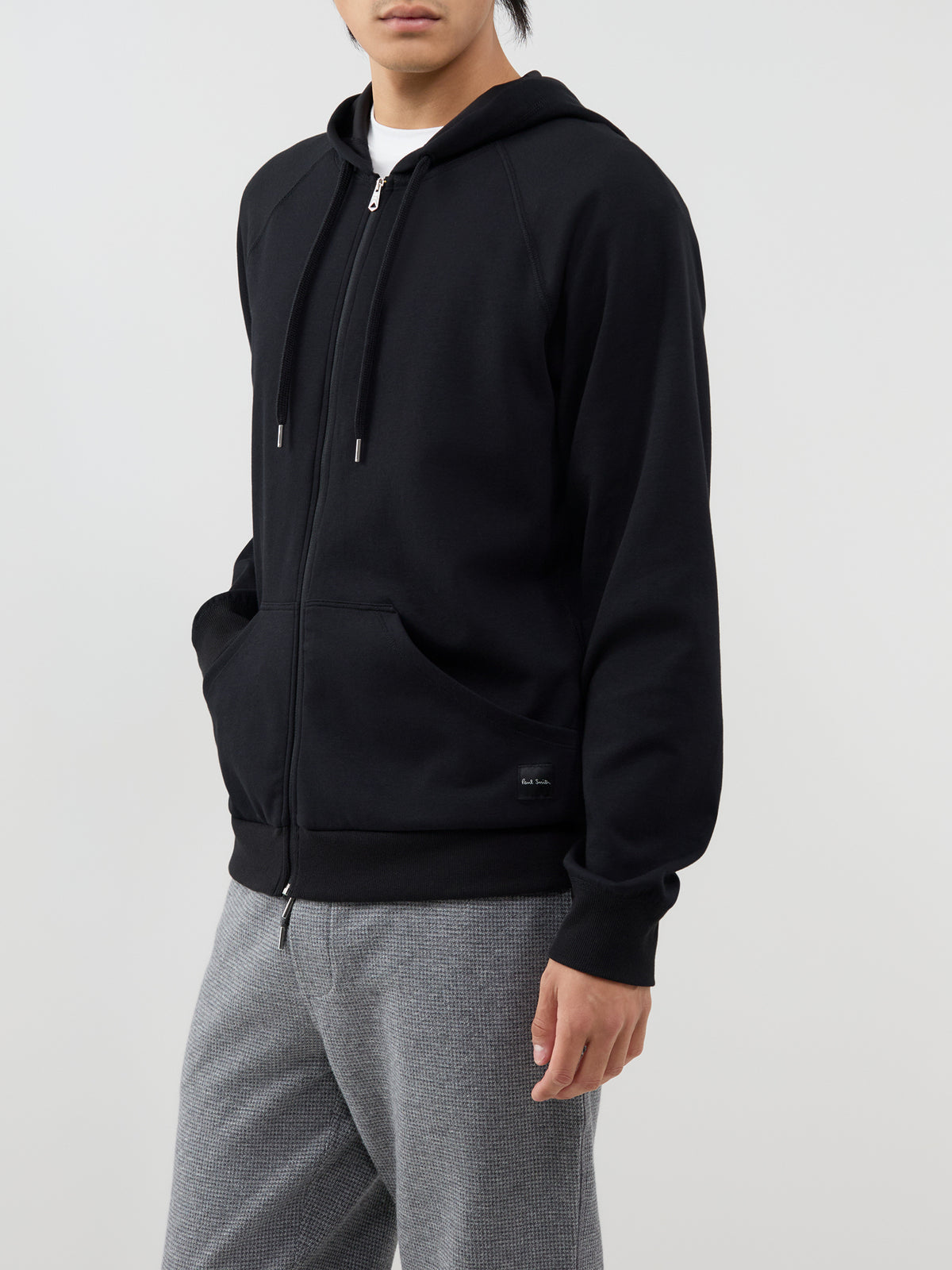Hayden Zip-Through Loungewear Hoodie - Black