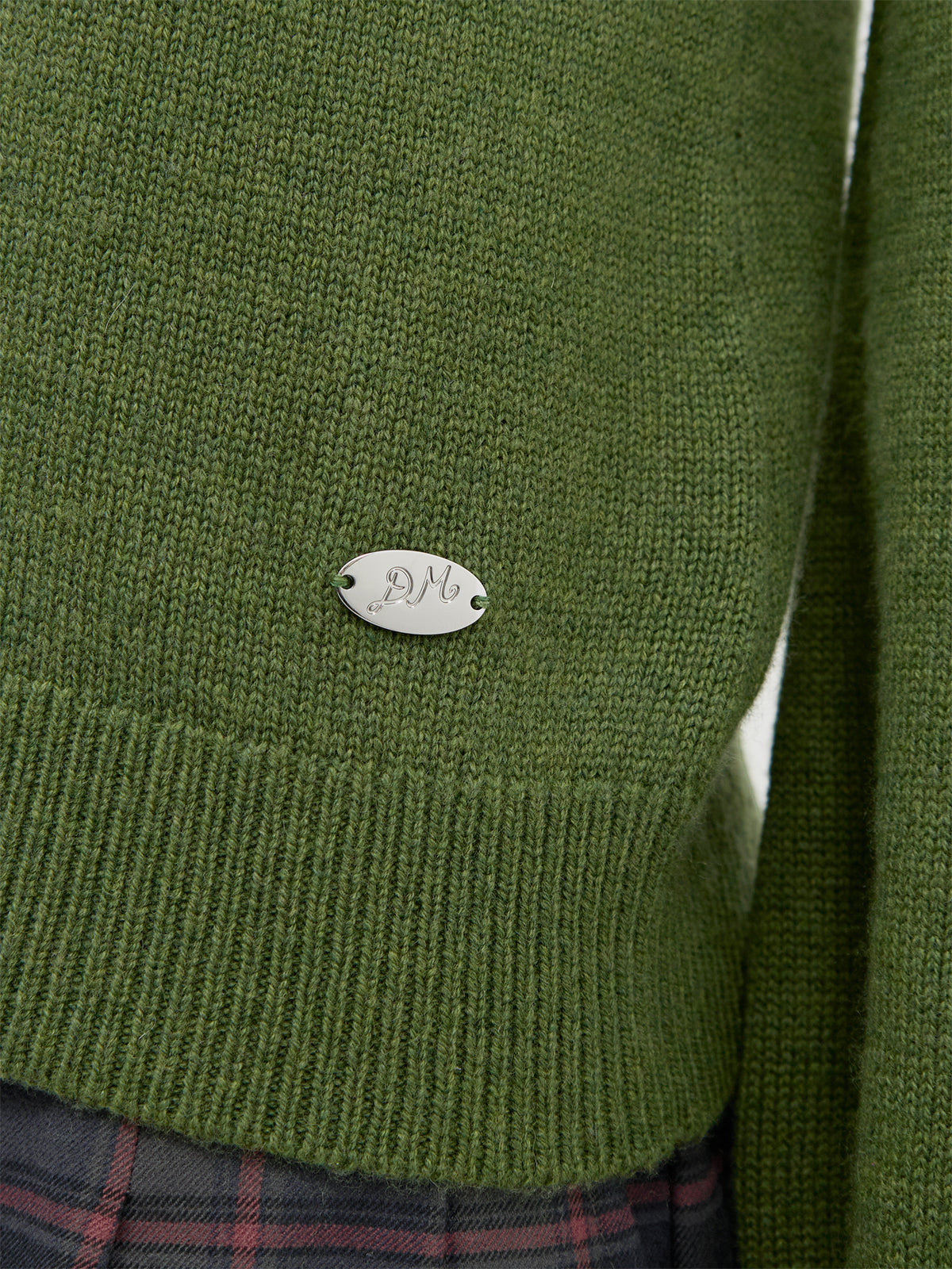 Marla Wool & Cashmere Blend Cardigan - Green