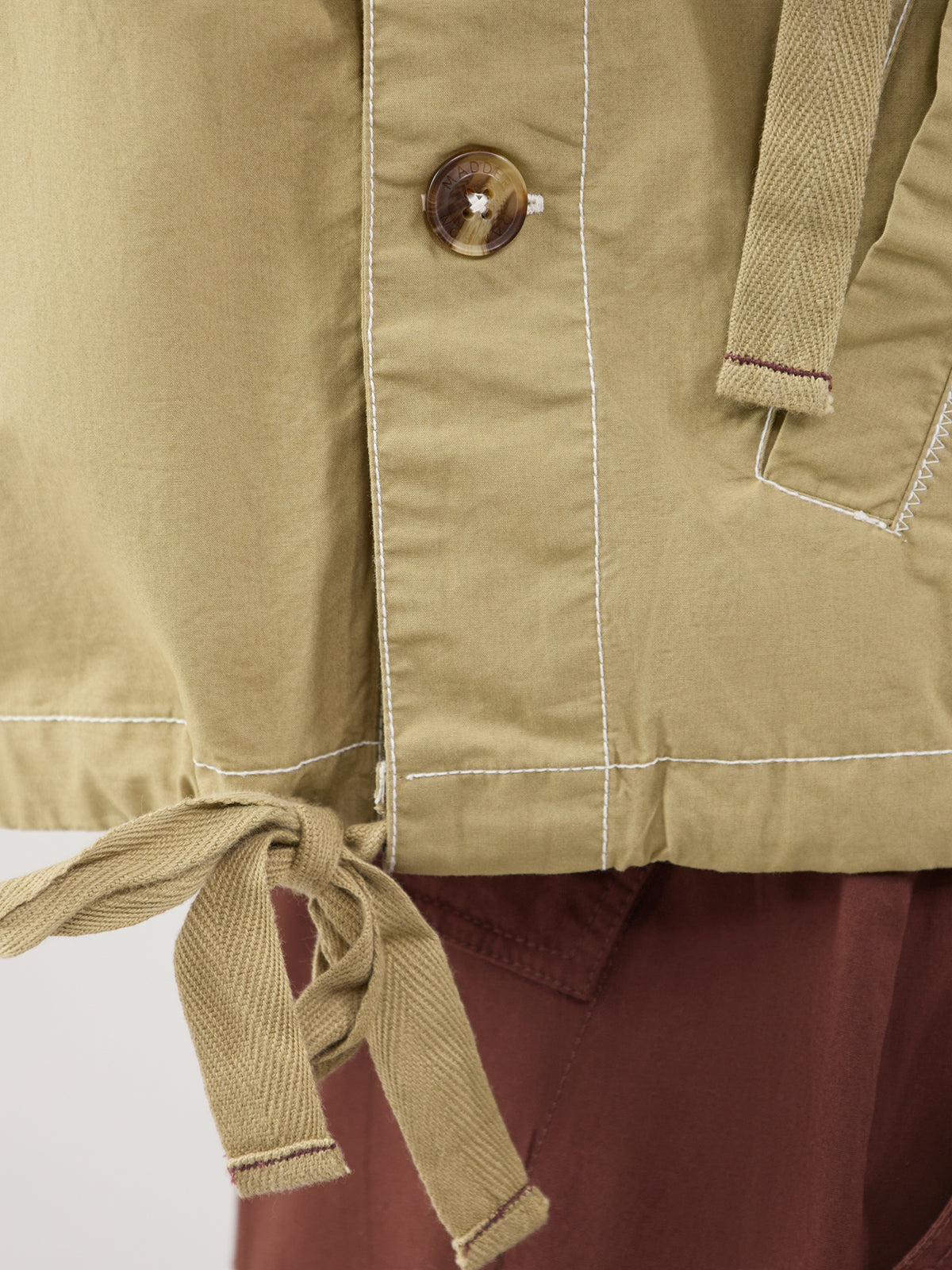 Organic Cotton Blake Hooded Top - Sage