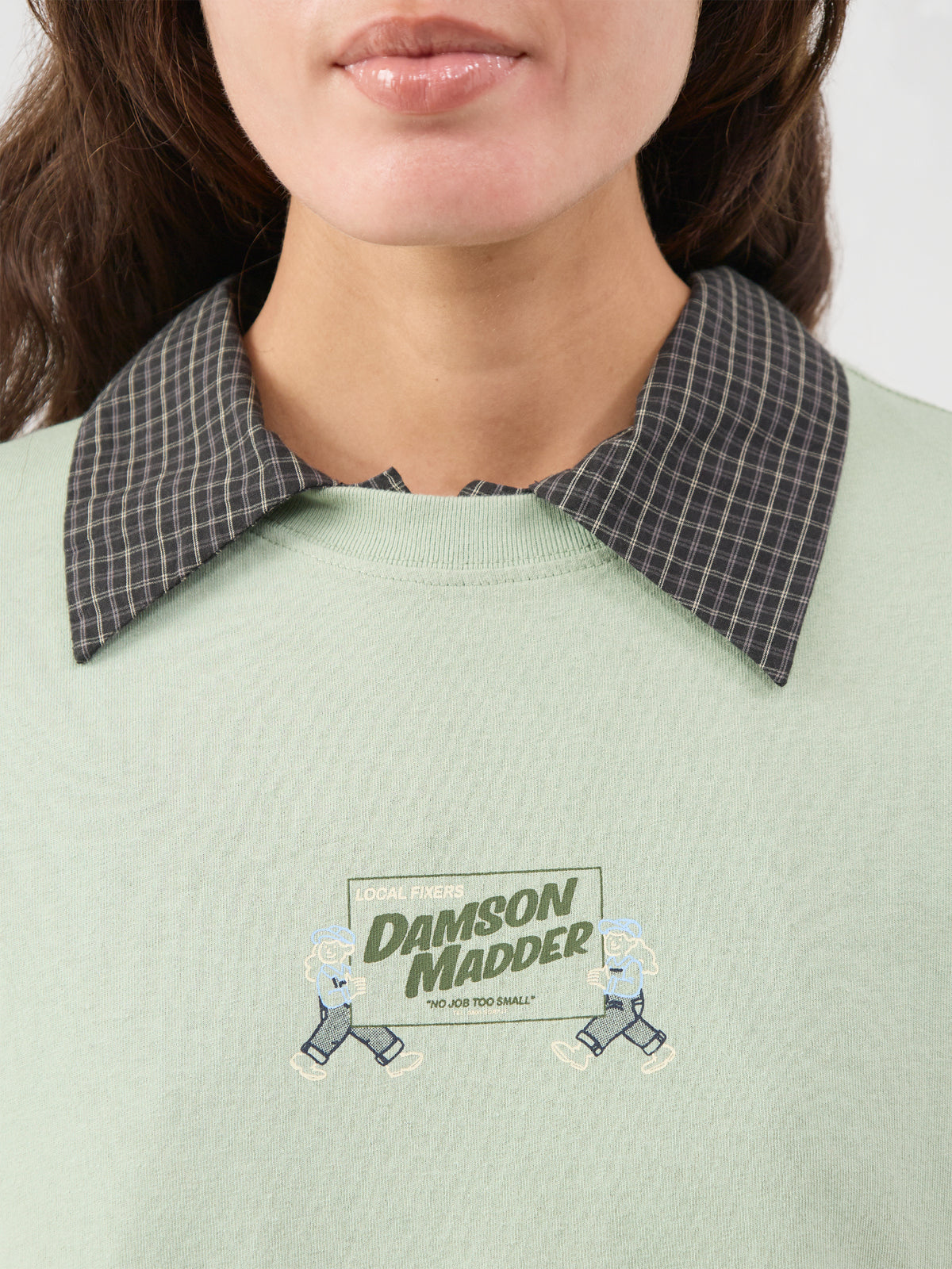 Organic Cotton Local Fixers Graphic T-Shirt - Pine