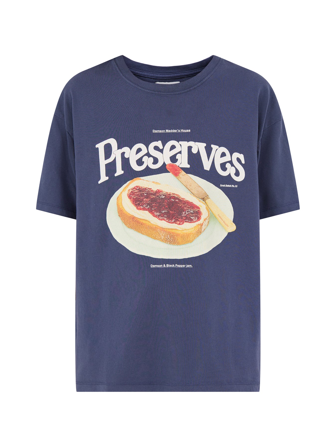 Organic Cotton House Preserves Graphic T-Shirt - Blue